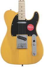 Photo of Squier Sonic Telecaster Electric Guitar - Butterscotch Blonde