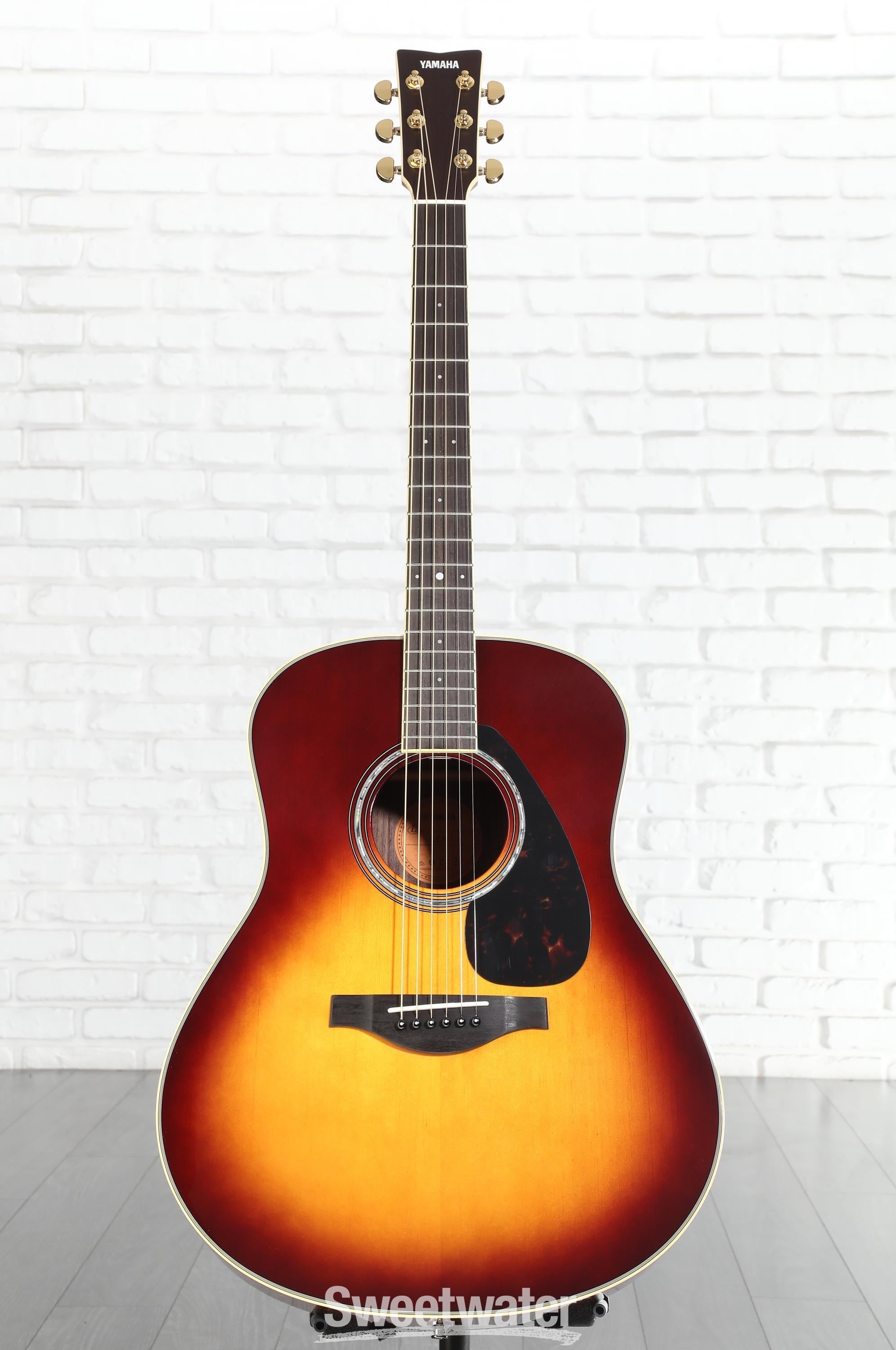 Yamaha LL6 ARE Original Jumbo Acoustic Guitar - Brown Sunburst