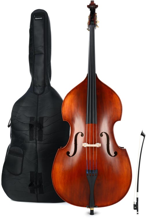 Presto ultralight upright double bass E and A strings