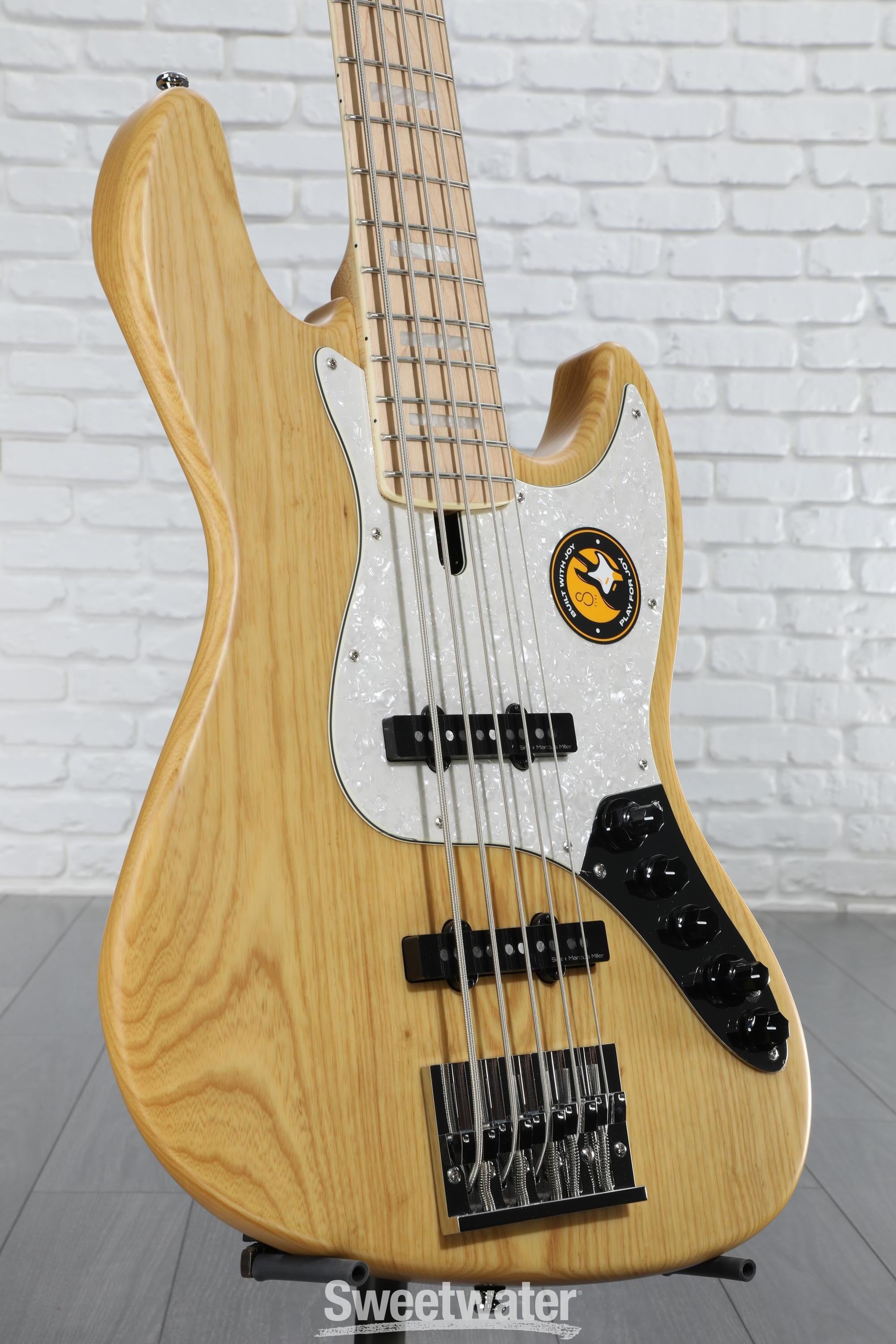 【11344】SIRE Marcus Miller V7 5弦ベース ナチュラル Sire Marcus Miller V7 Swamp Ash Reissue 5-string Bass Guitar