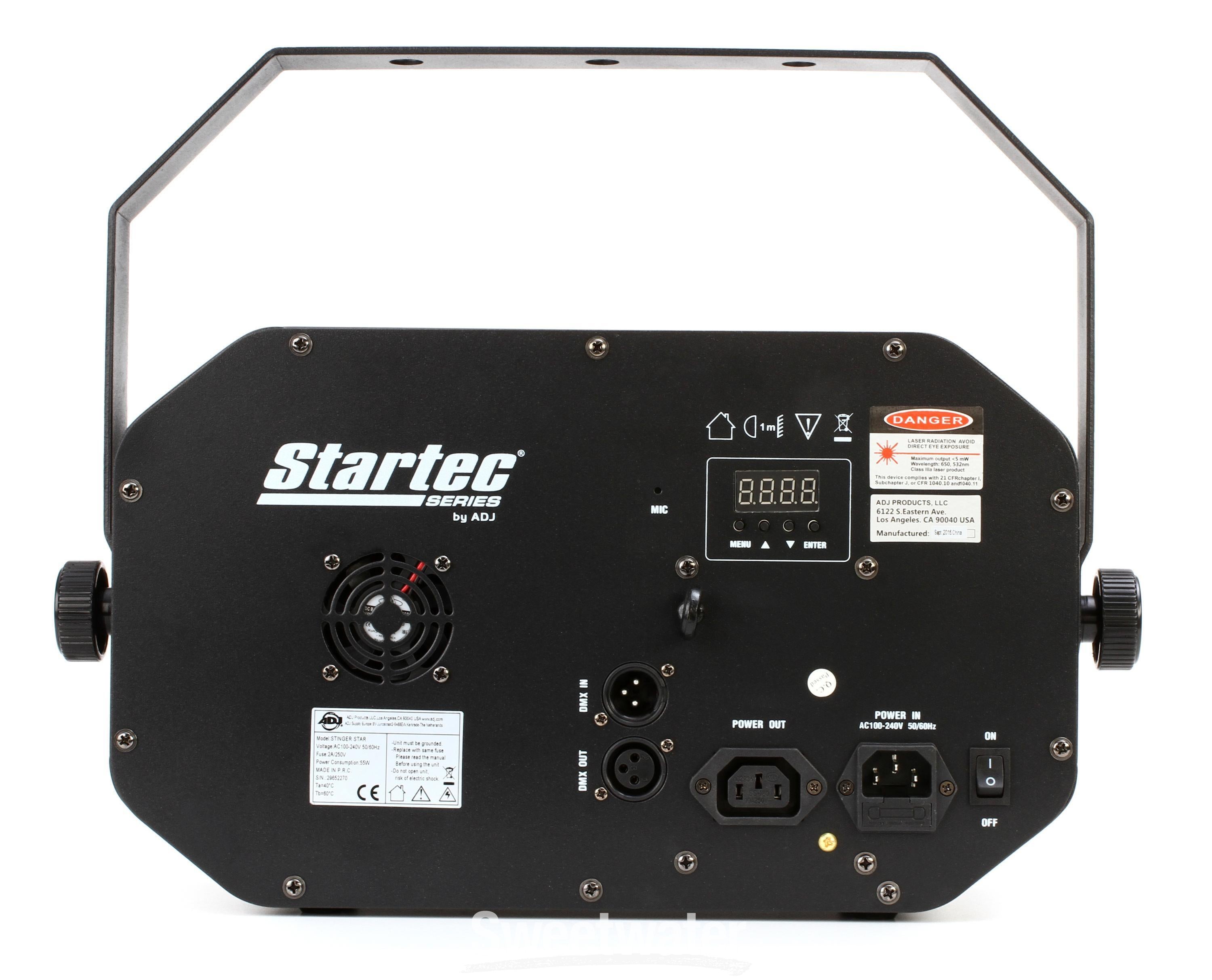 ADJ Stinger Star 3-in-1 Moonflower/Wash/Laser Effect Reviews