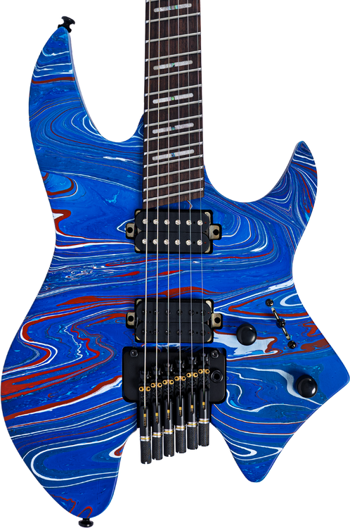 Sire Larry Carlton X6 Headless Electric Guitar - Blue Swirl