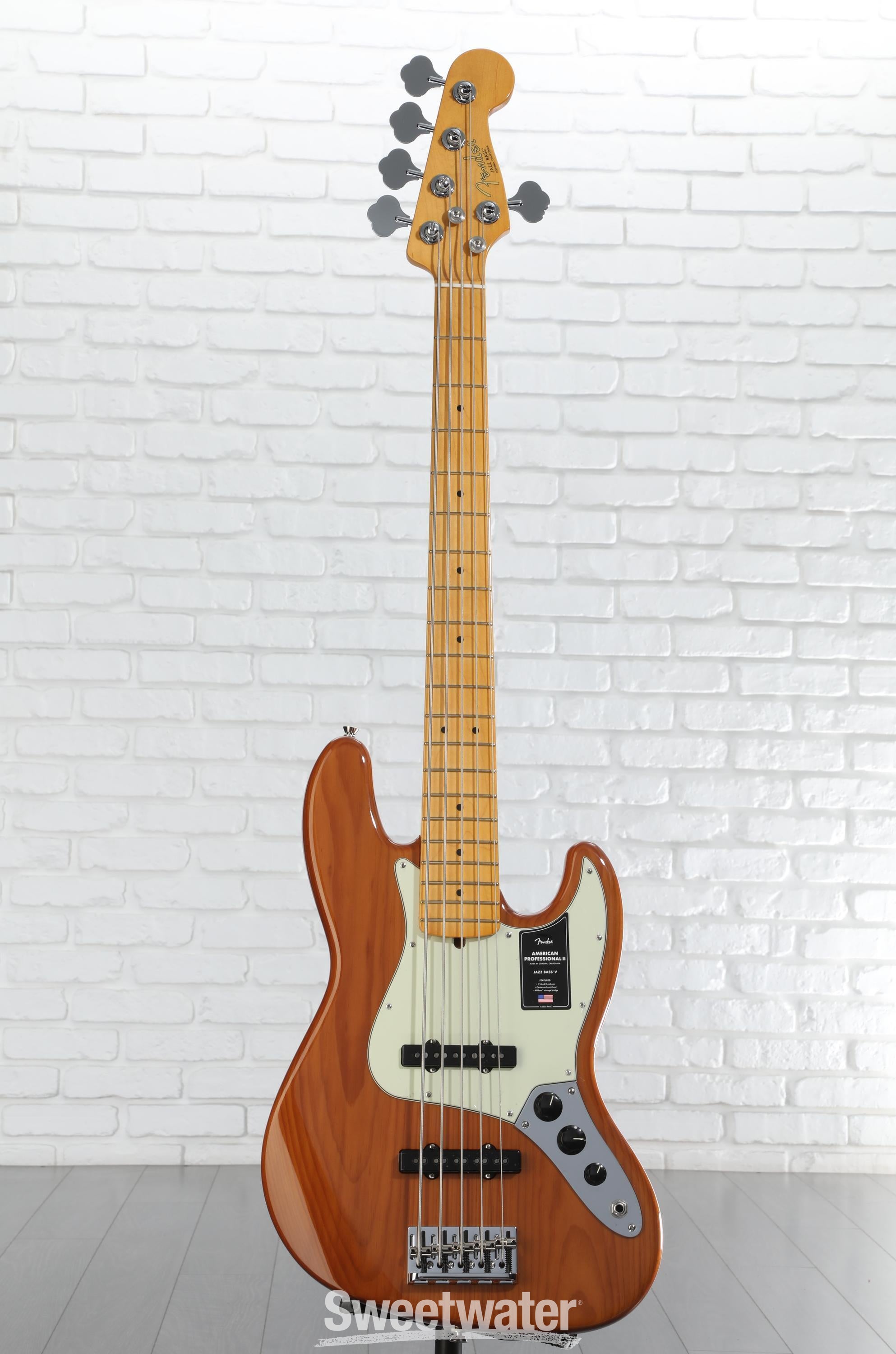 Fender American ProfessionalⅡ JazzBass V Fender American Professional II Jazz Bass V - Olympic White