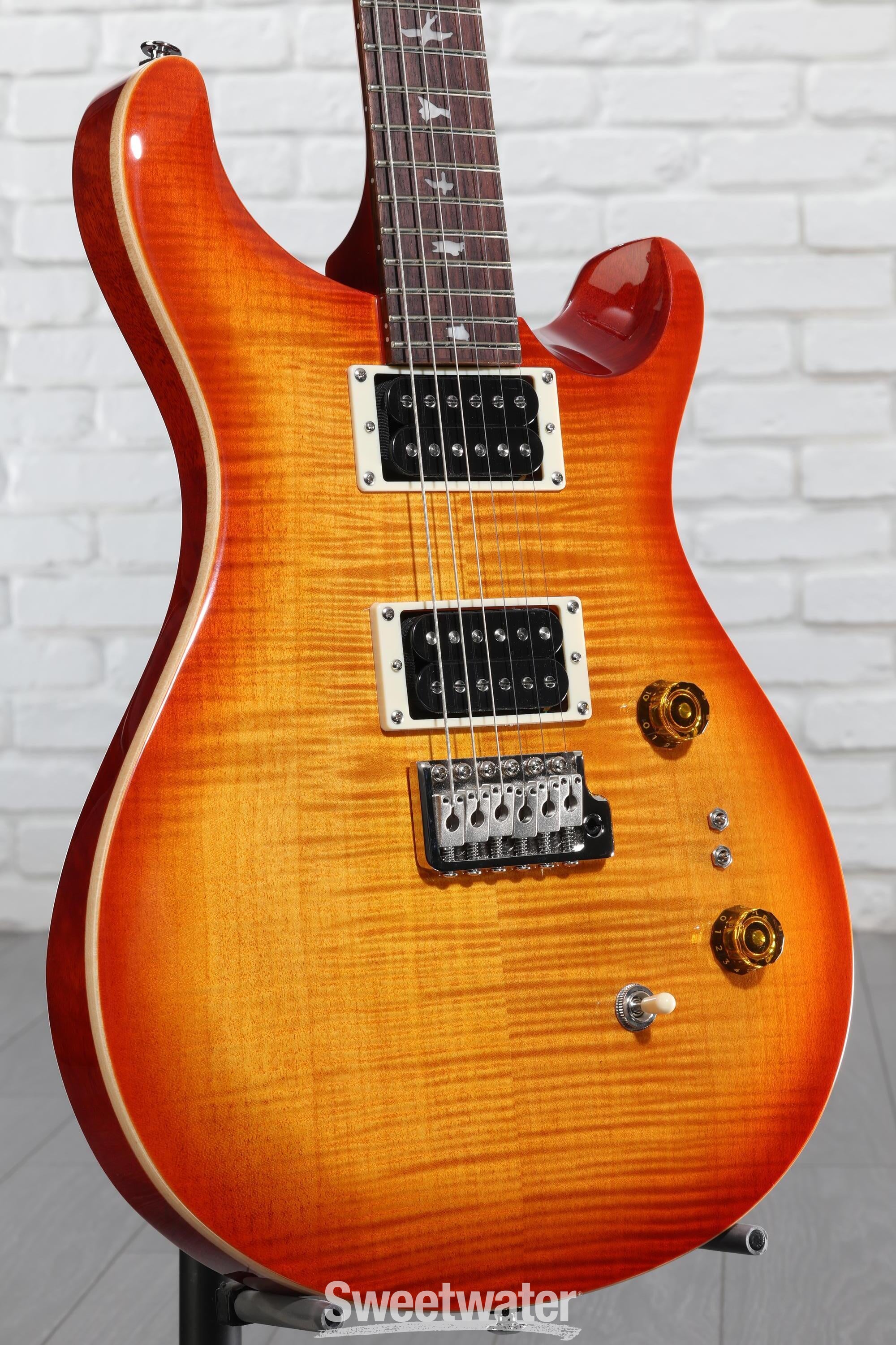 ギター PRS SE Custom 24 limited tabacco sunbust PRS SE Limited Edition Custom 24 in Tobacco Sunburst Quilt