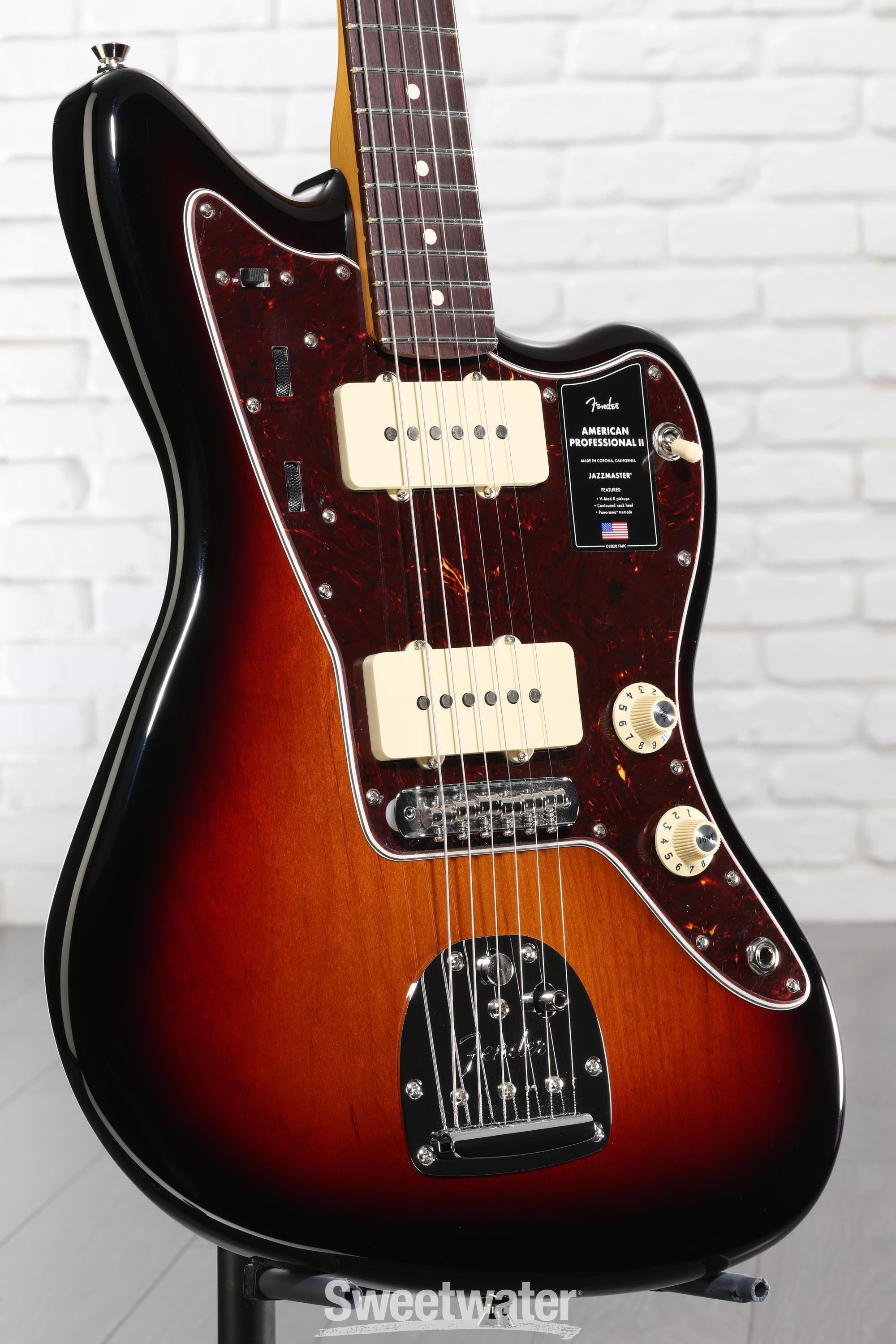 Photo of Fender American Professional II Jazzmaster - 3-color Sunburst with Rosewood Fingerboard
