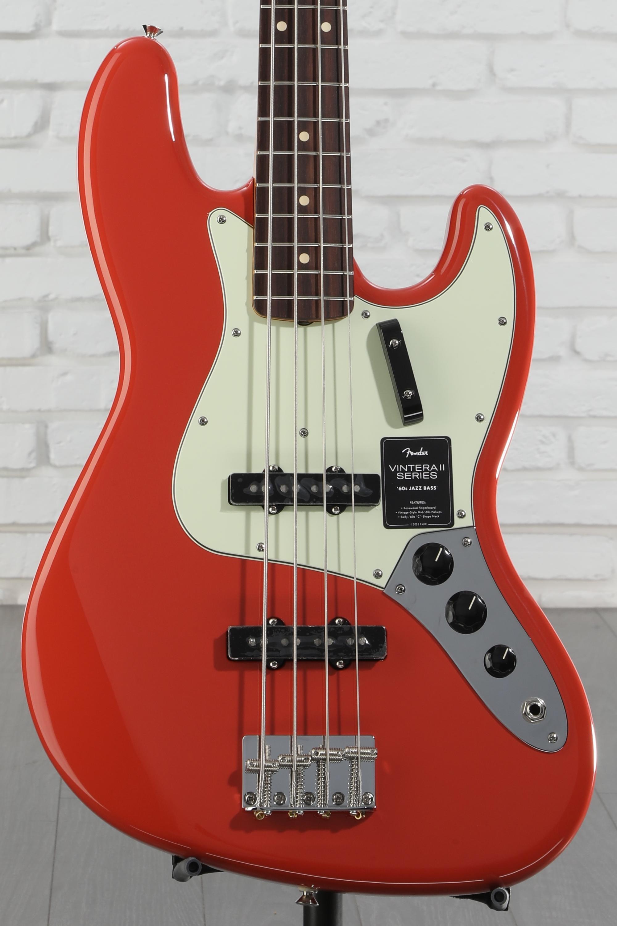 Fender Vintera II '60s Jazz Bass - Fiesta Red with Rosewood
