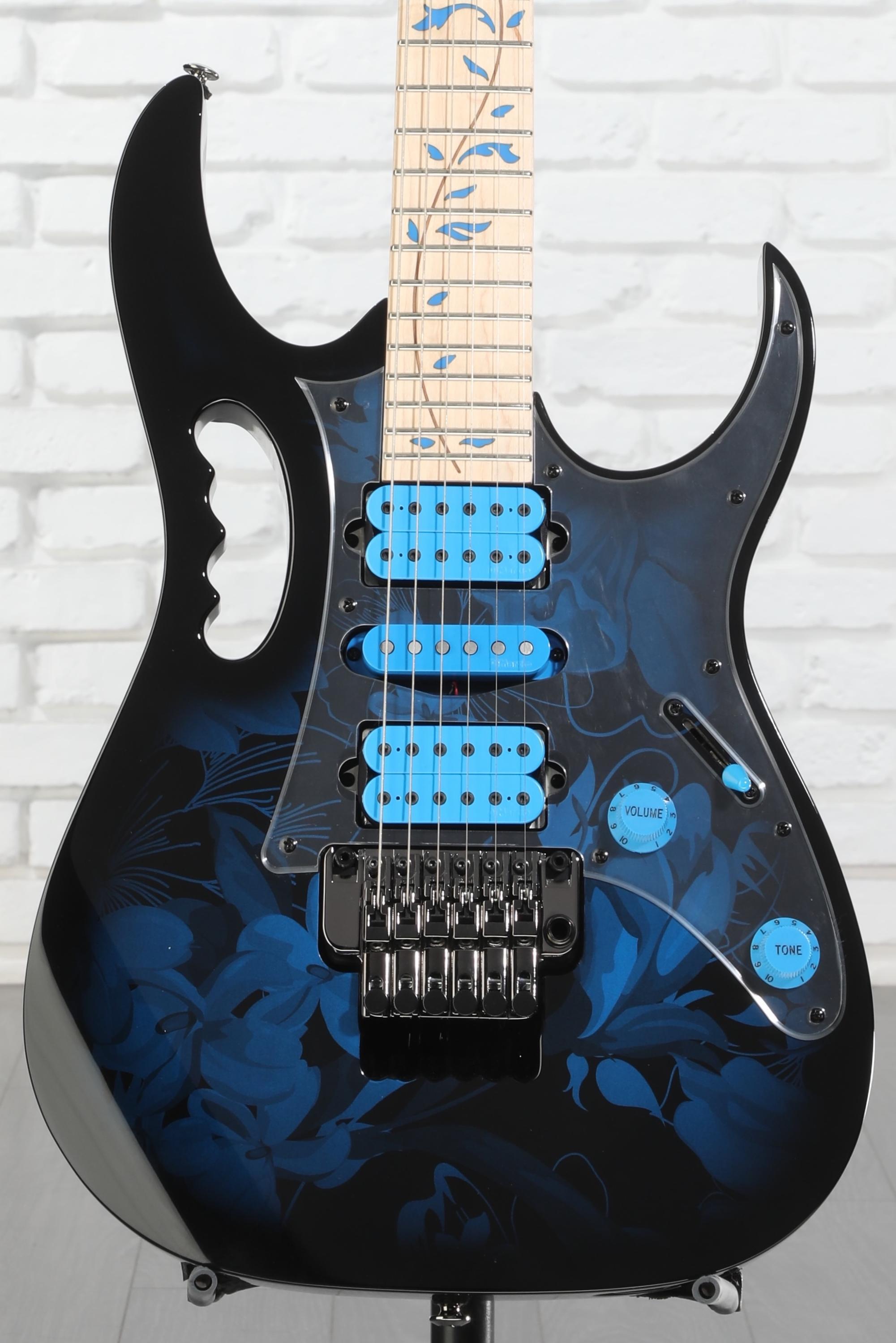 Ibanez Steve Vai Signature JEM77 - Blue Floral Pattern