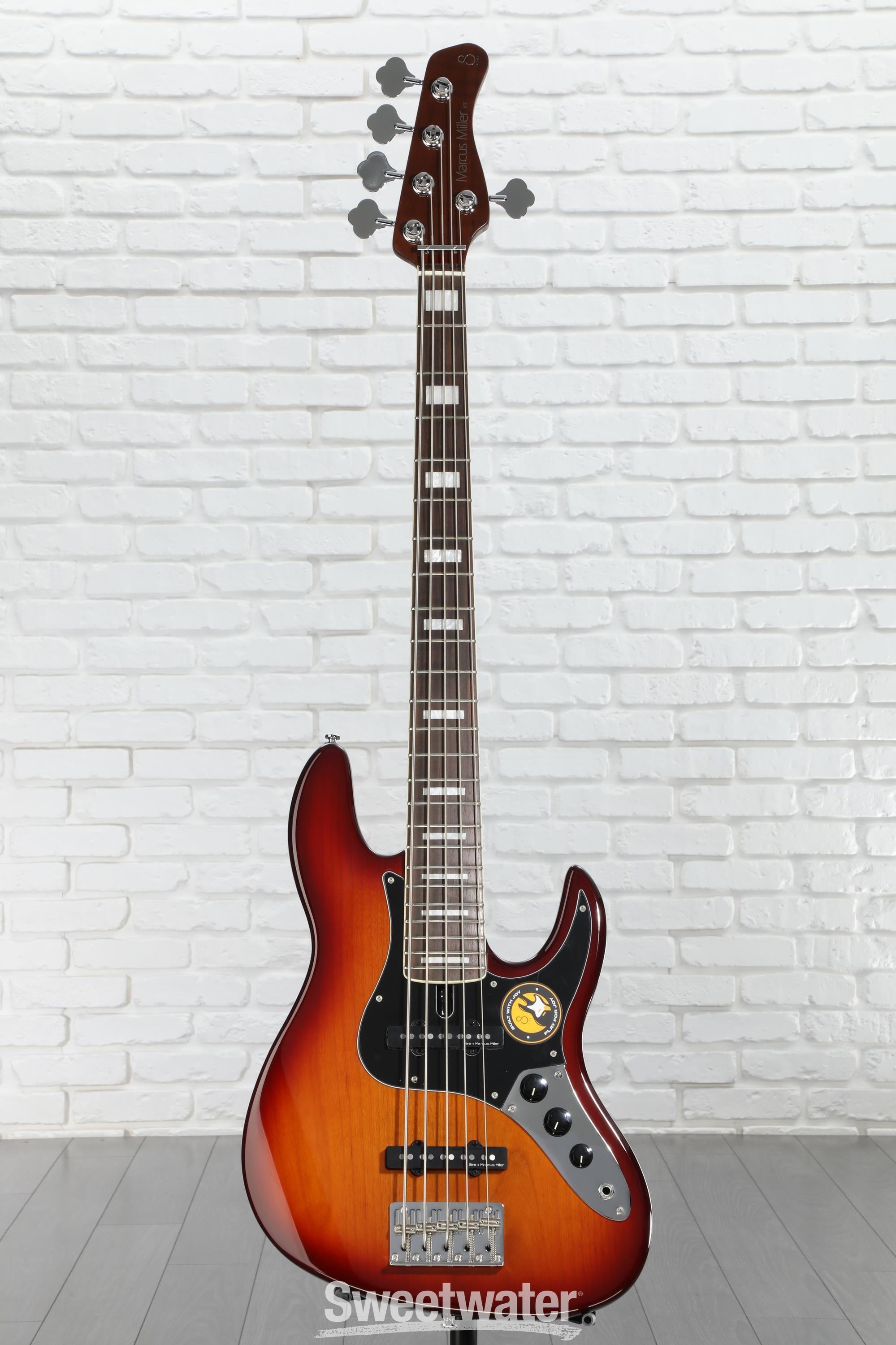 Sire Marcus Miller V5 24 5-string Bass Guitar - Tobacco Sunburst