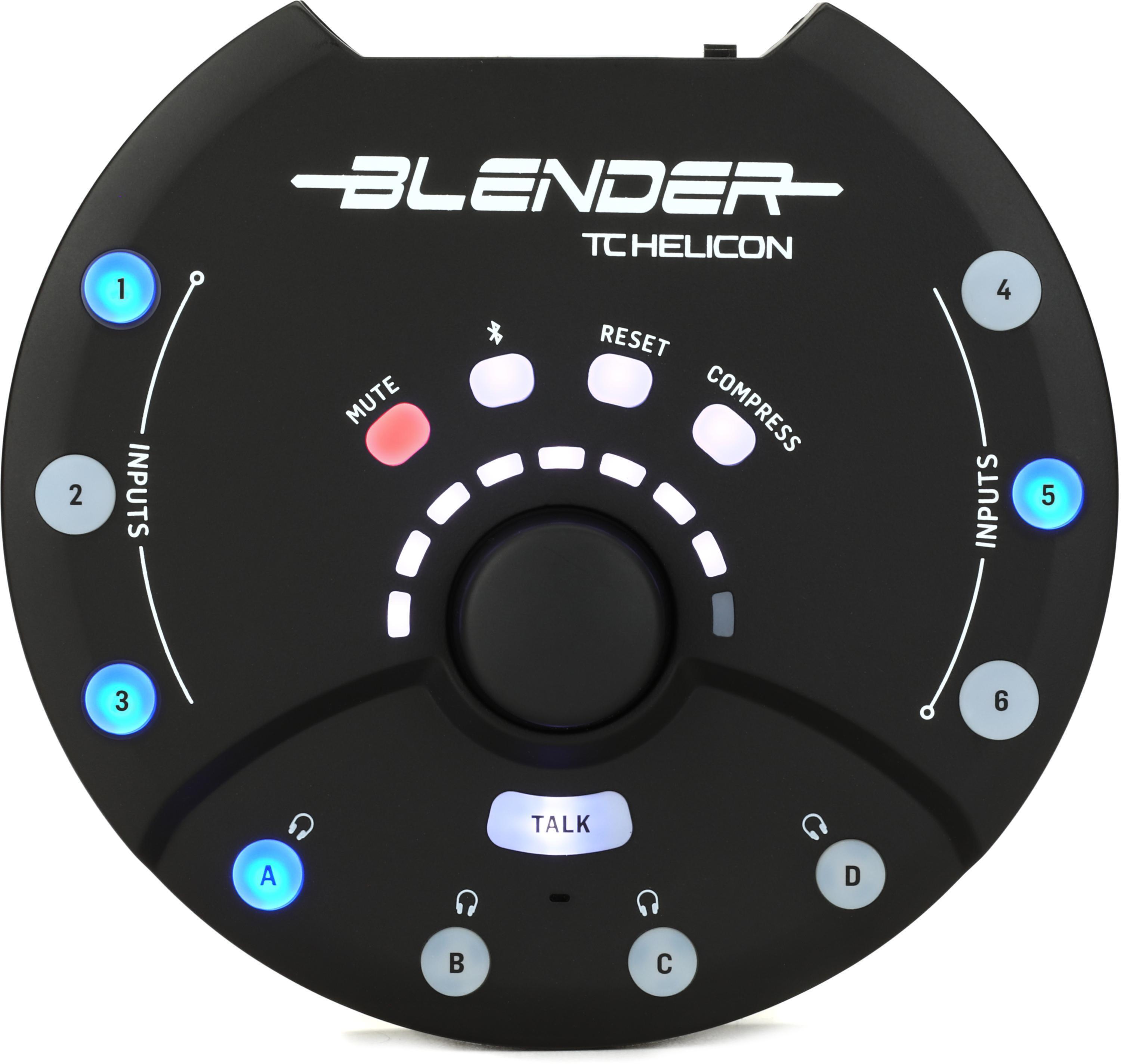 TC-Helicon Blender Portable Mixer with USB | Sweetwater