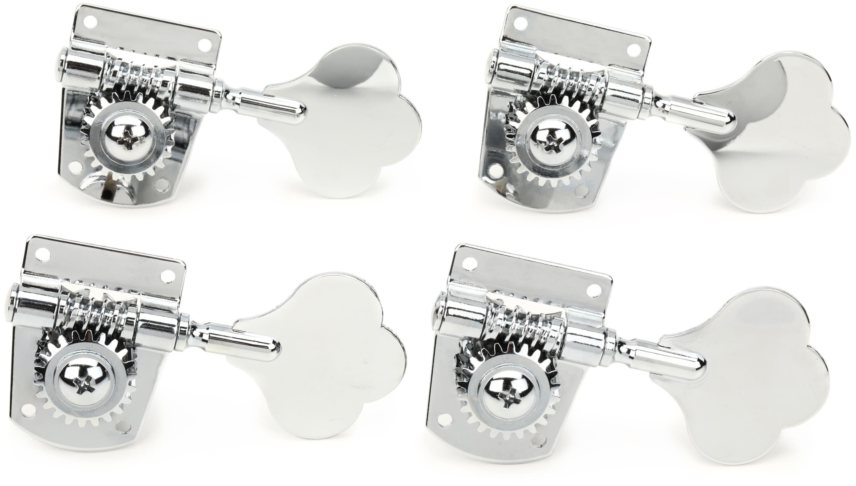 Fender Standard / Highway One Series Bass Tuning Machines Set of Four -  Chrome
