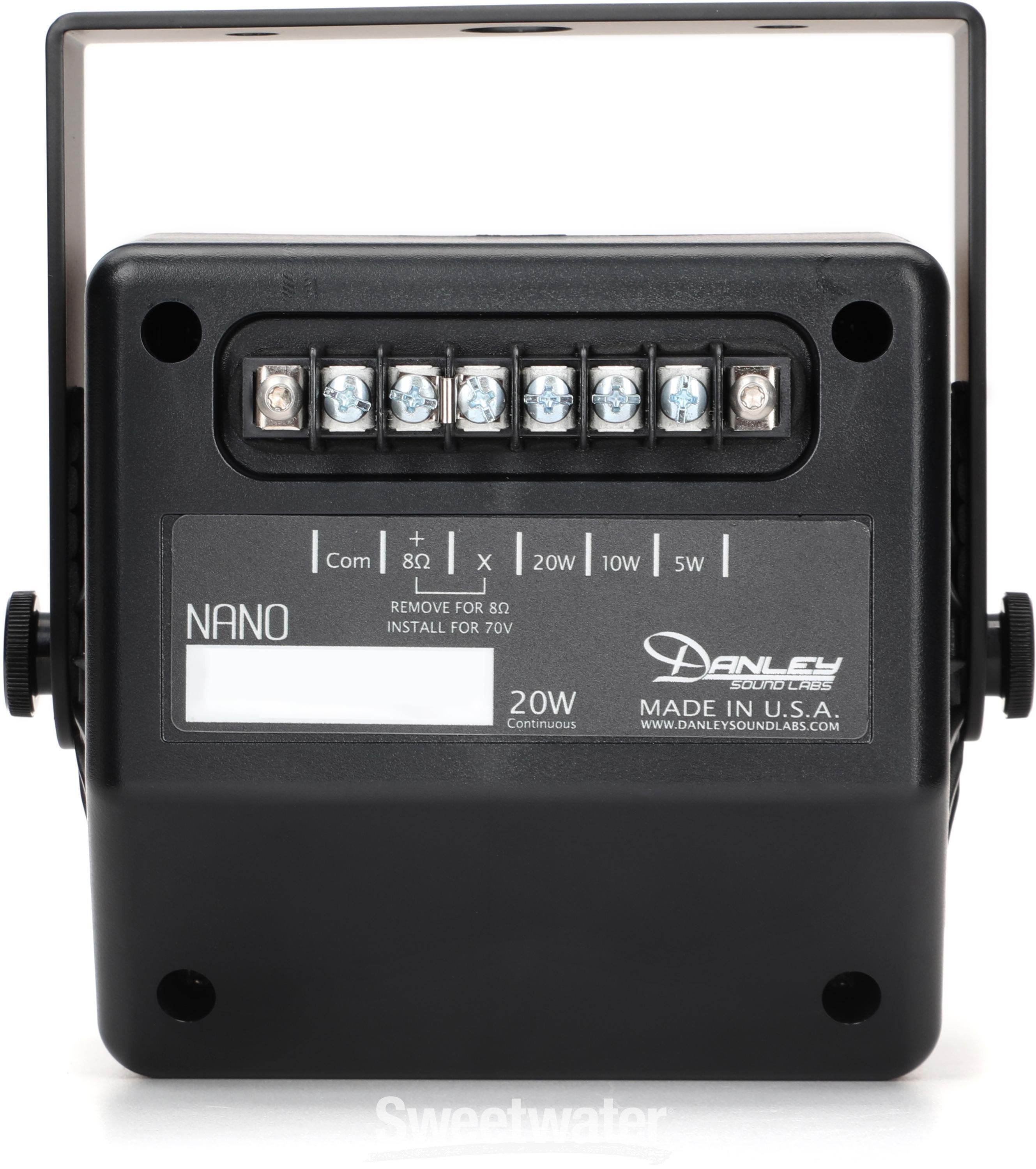 Danley Sound Labs Nano 3-inch 20-watt Passive Speaker - Black