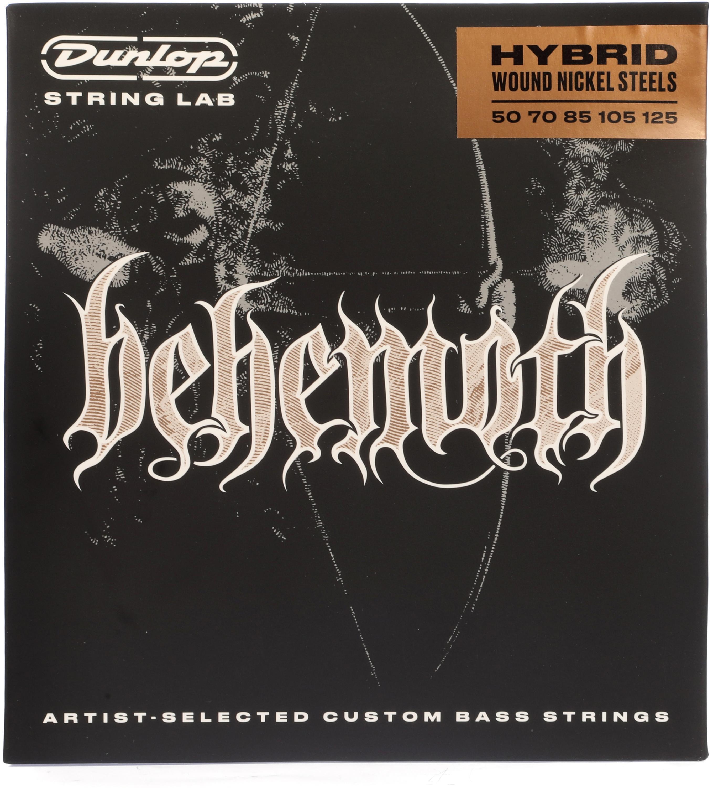 Photo of Dunlop Behemoth Hybrid Wound Nickel Bass Strings - .050-.125, 5-string