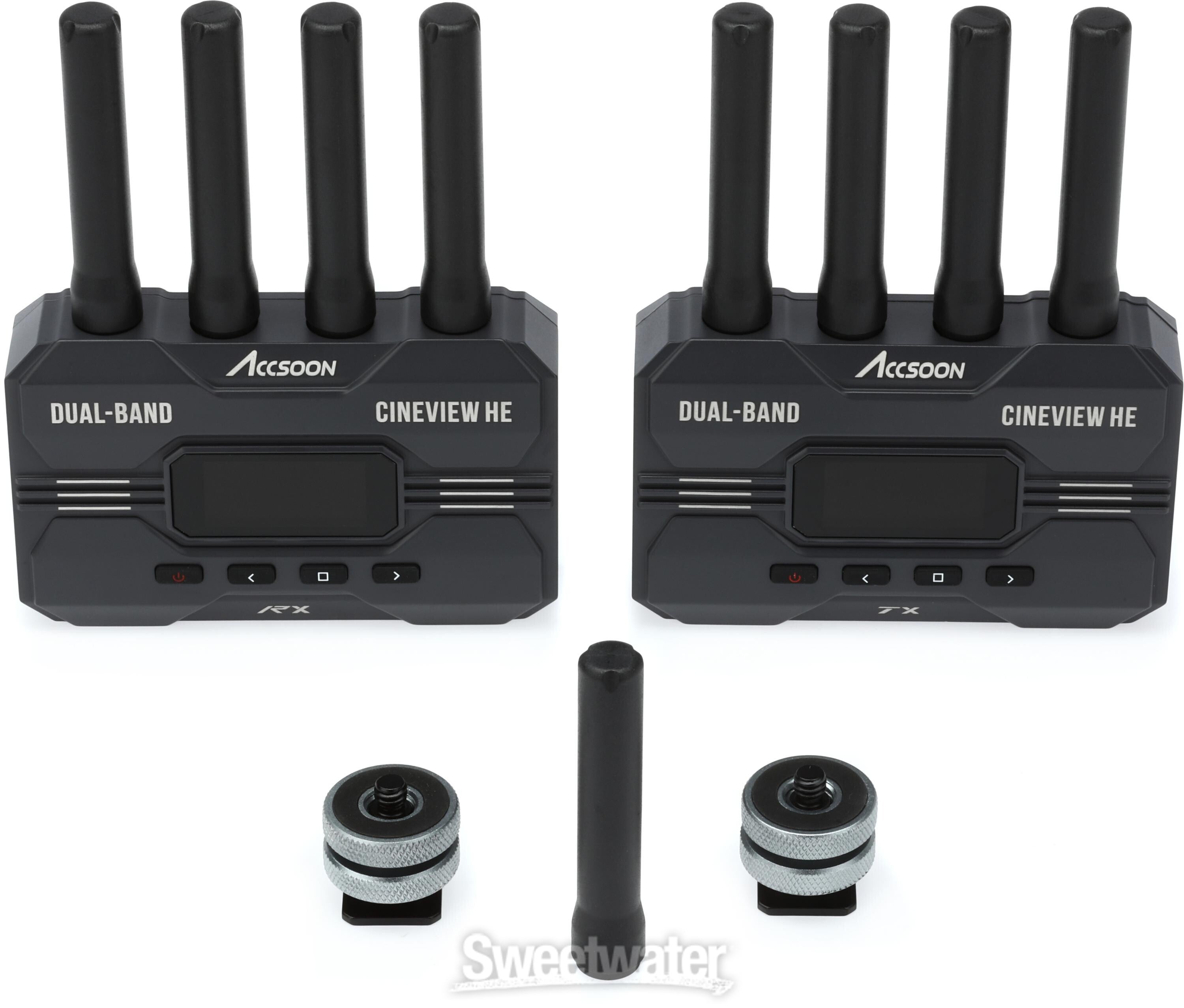 Accsoon CineView HE Multi-spectrum Wireless Video Transmitter and 