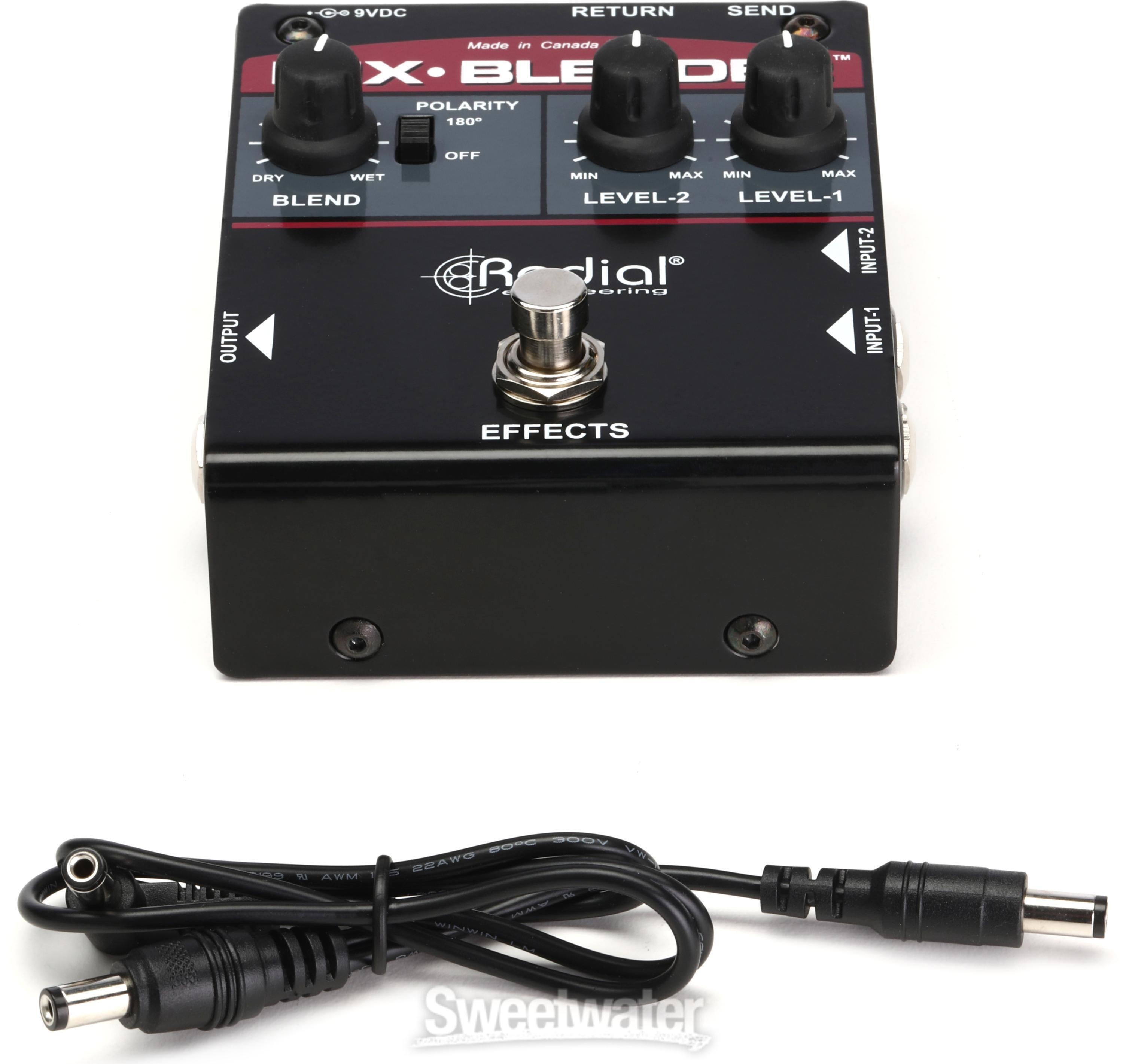 Radial Mix-Blender Dual Instrument Buffer, Mixer, and FX Loop