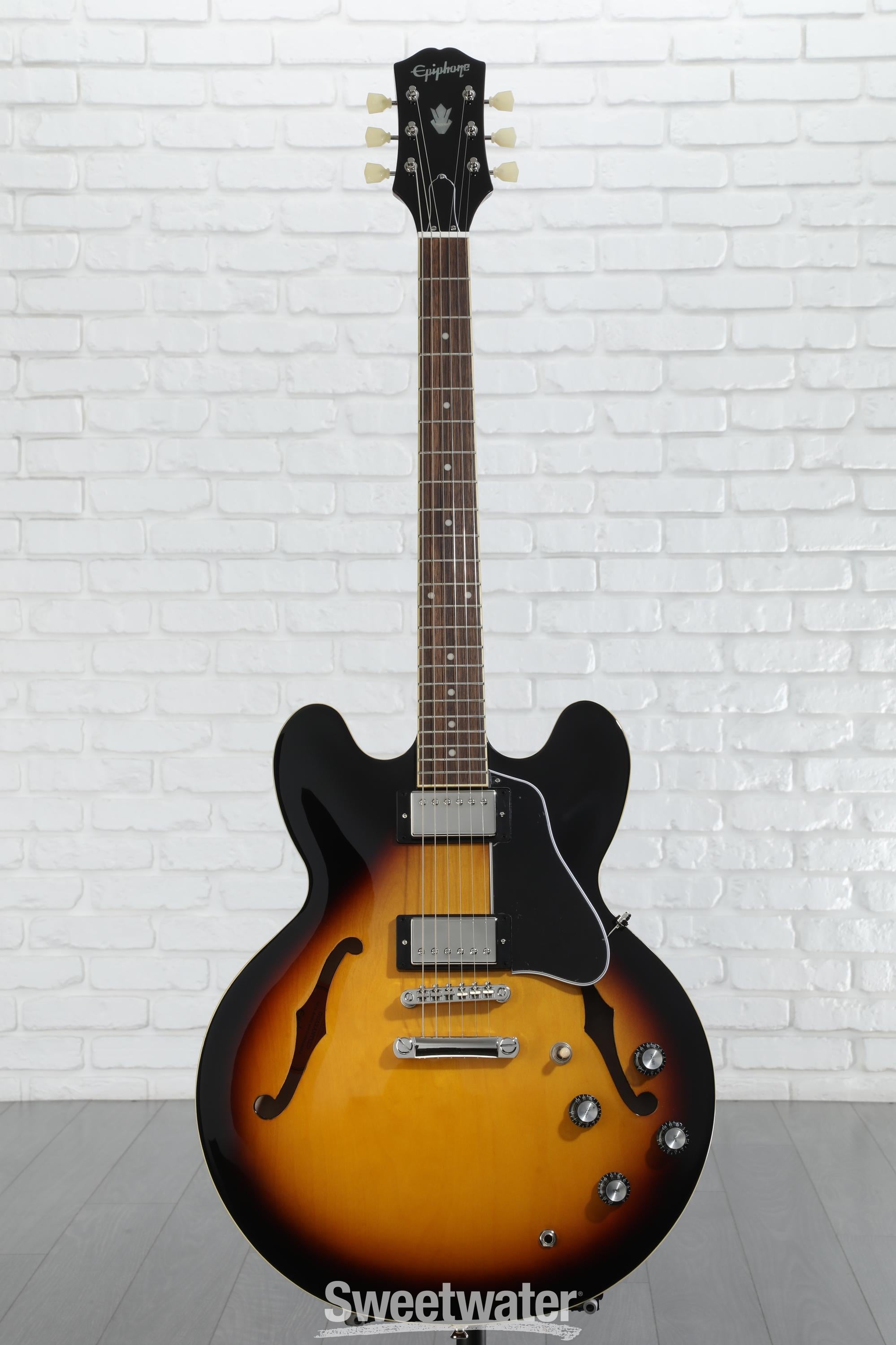 ギター Epiphone ES-335 LH (Vinrage Sunburst) ES-335 - Vintage Sunburst – Dave's Guitar Shop