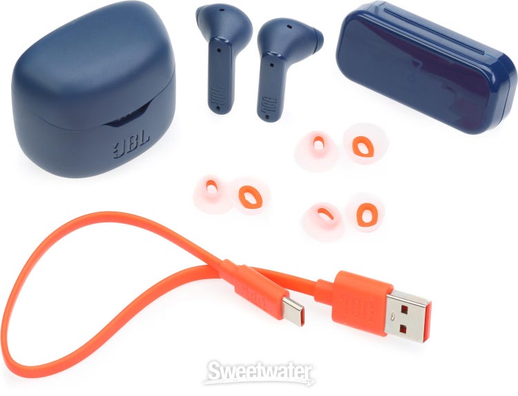 JBL Lifestyle True Flex True Wireless Earbuds - Blue | Sweetwater