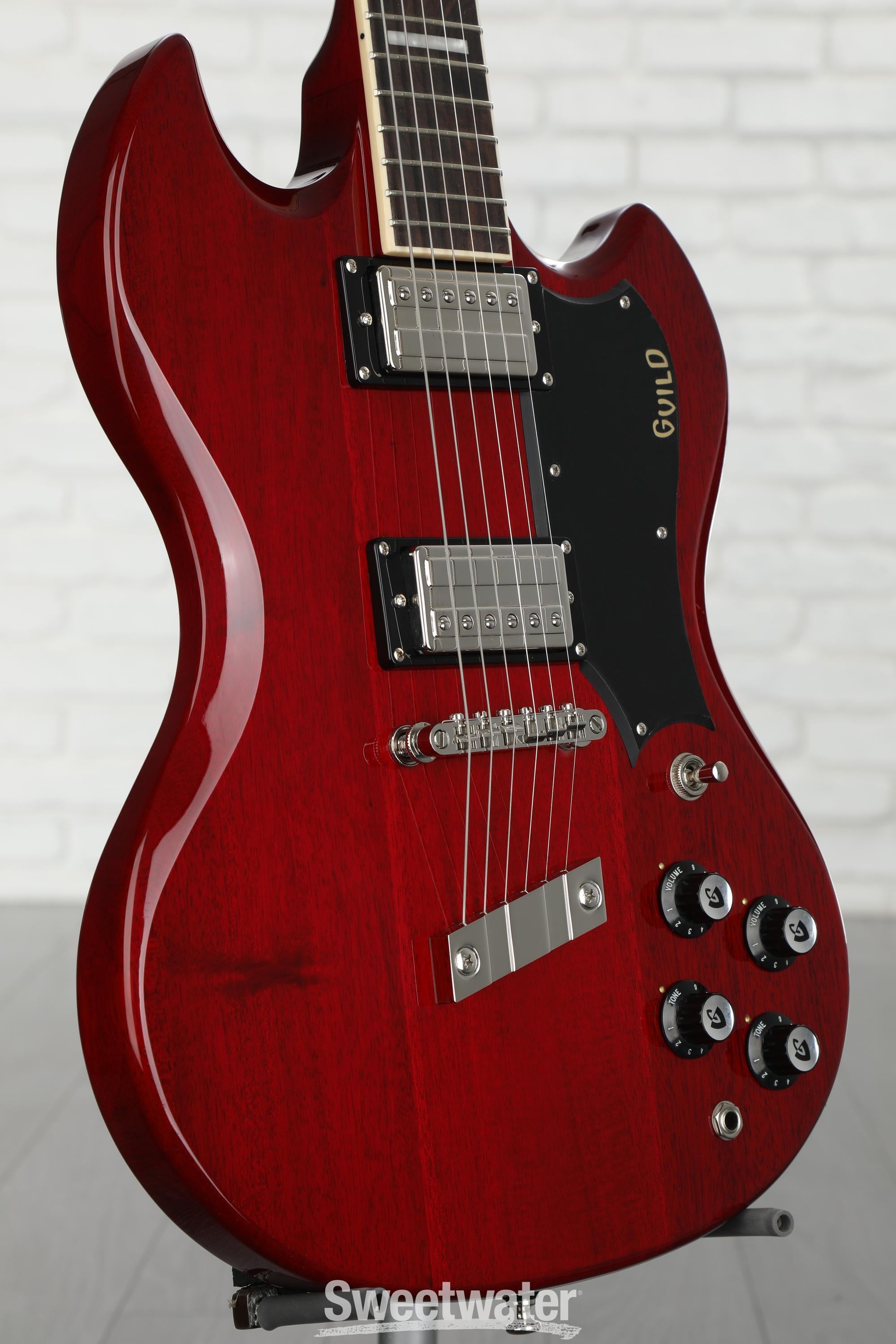 RGLAY　0822☆☆☆ Guild Polara Deluxe Electric Guitar - Cherry Red | Sweetwater