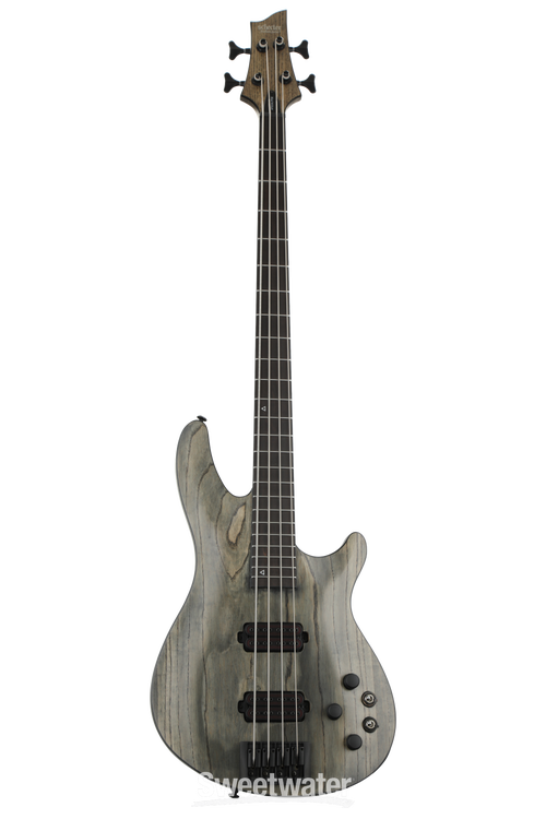 Schecter C-4 EX Apocalypse Bass Guitar - Rusty Grey