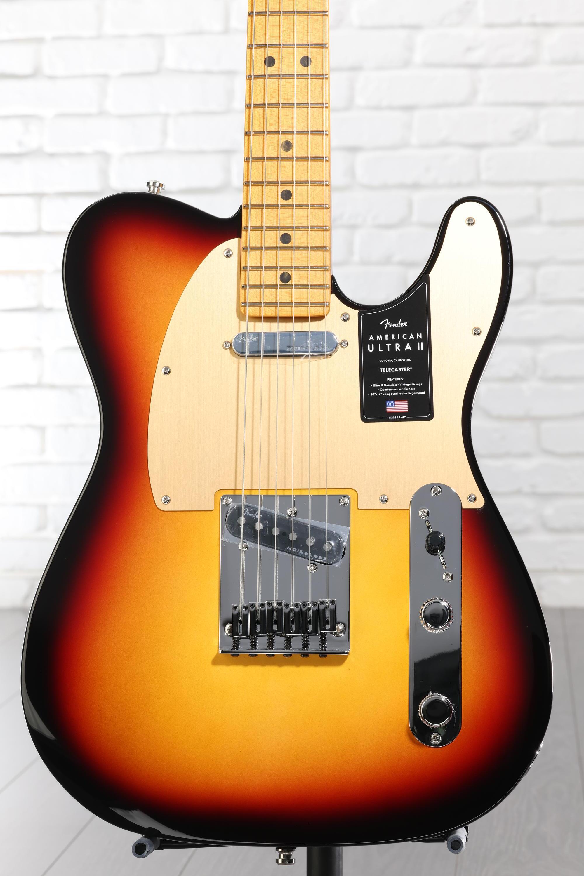 ギター Fender USA American Ultra Telecaster Fender American Ultra II Telecaster Electric Guitar - Ultraburst