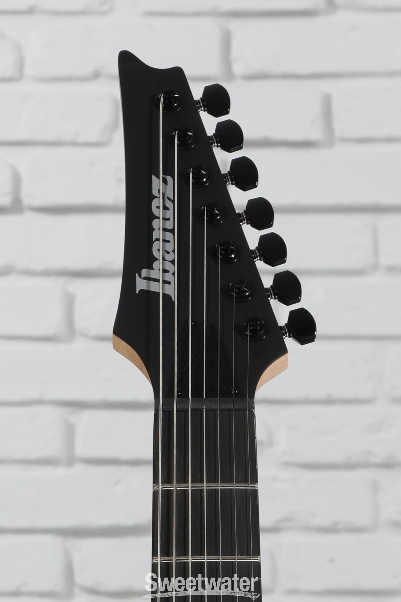Ibanez Iron Label RGIXL7 - Black Flat | Sweetwater