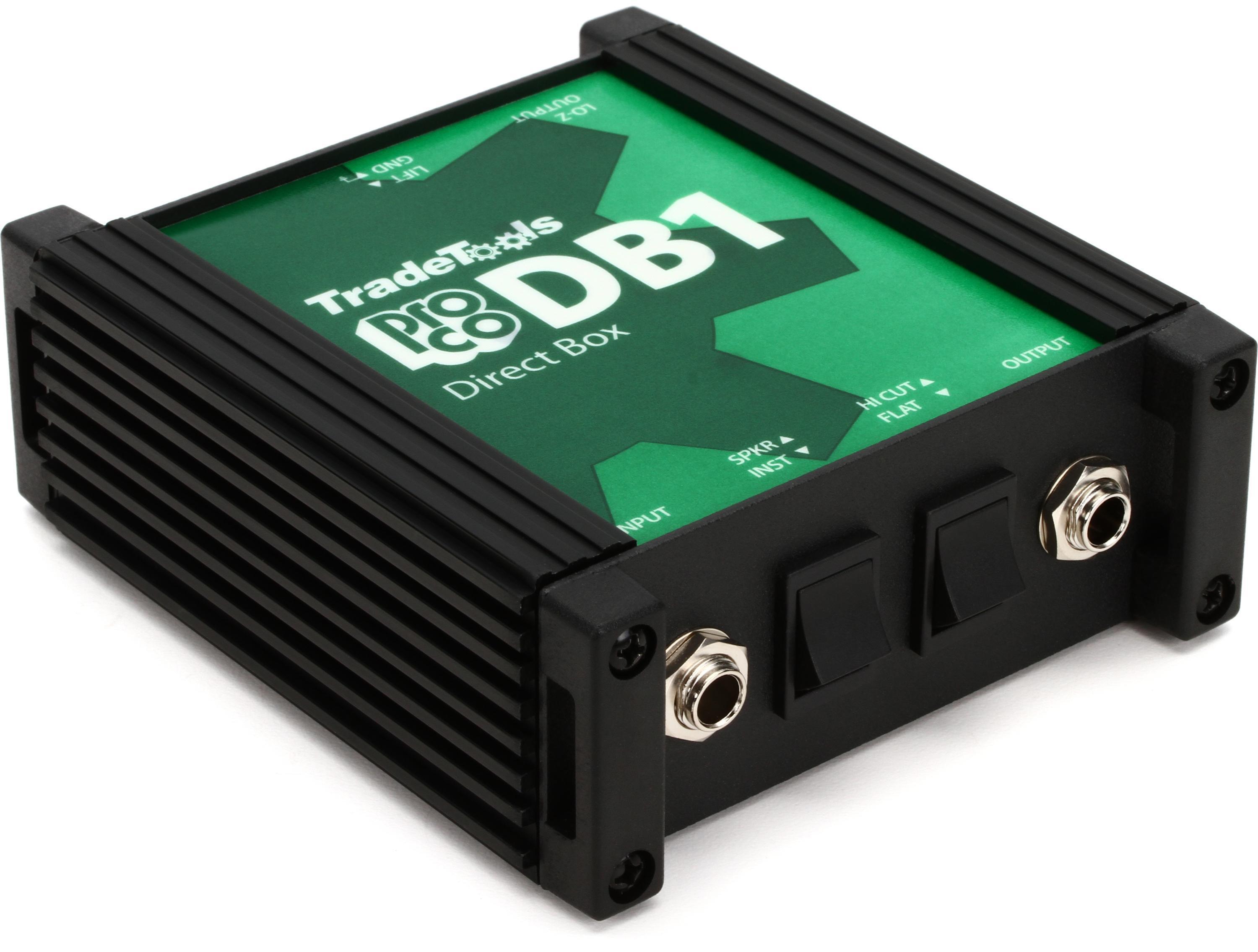 Pro Co DB-1 1-channel Passive Instrument Direct Box | Sweetwater