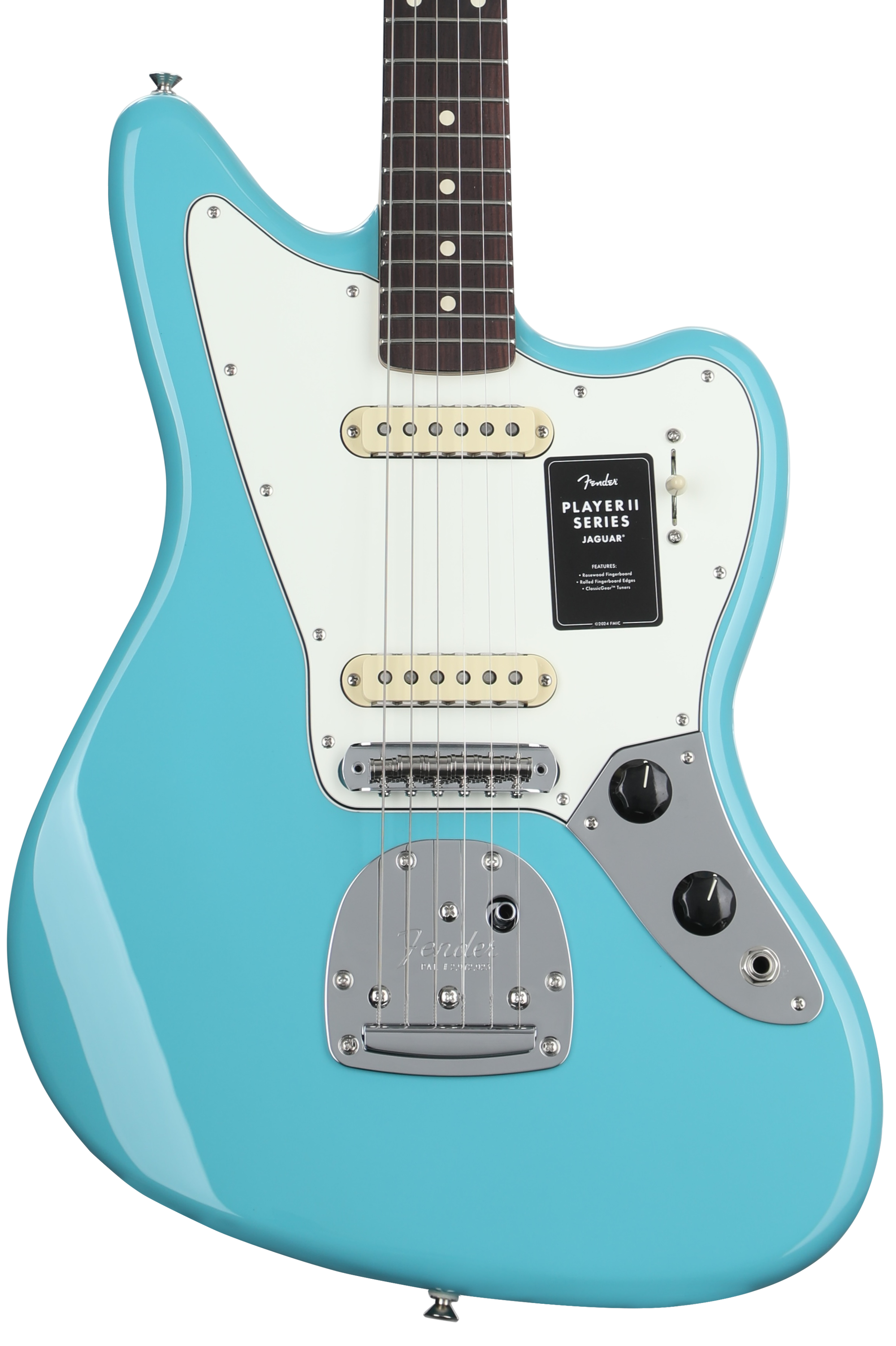 ギター fender player ii jaguar Aquatone Blue Fender Player II Jaguar Electric Guitar - Aquatone Blue | Sweetwater