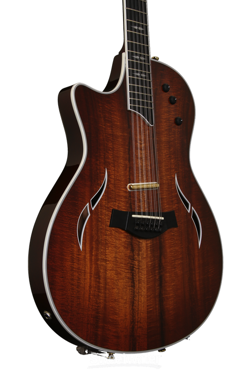 Taylor T5 Custom 12-string Koa - Shaded Edgeburst, Left Hand