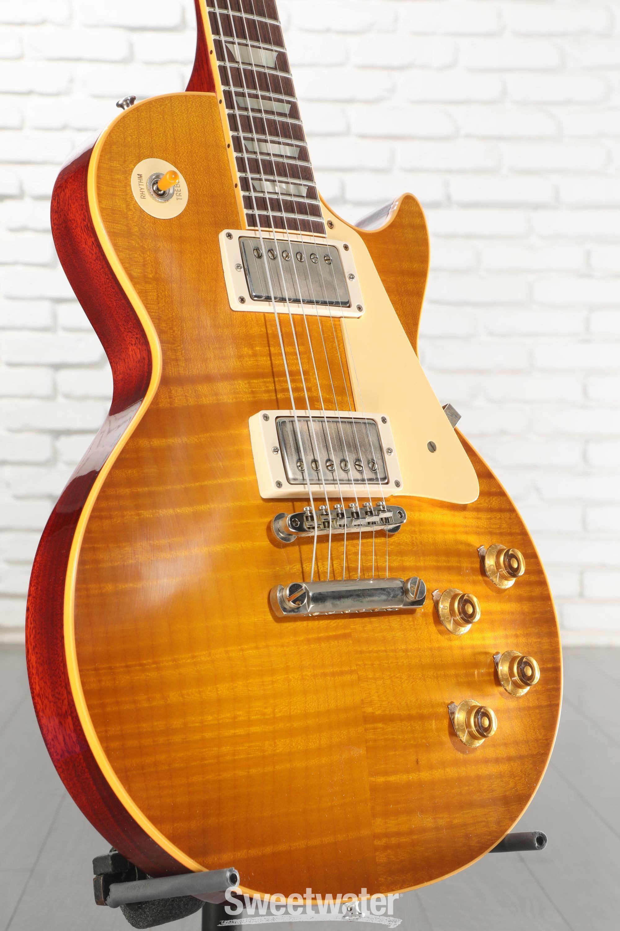 Photo of Gibson Custom 1959 Les Paul Standard Reissue Electric Guitar - Dirty Lemon, VOS