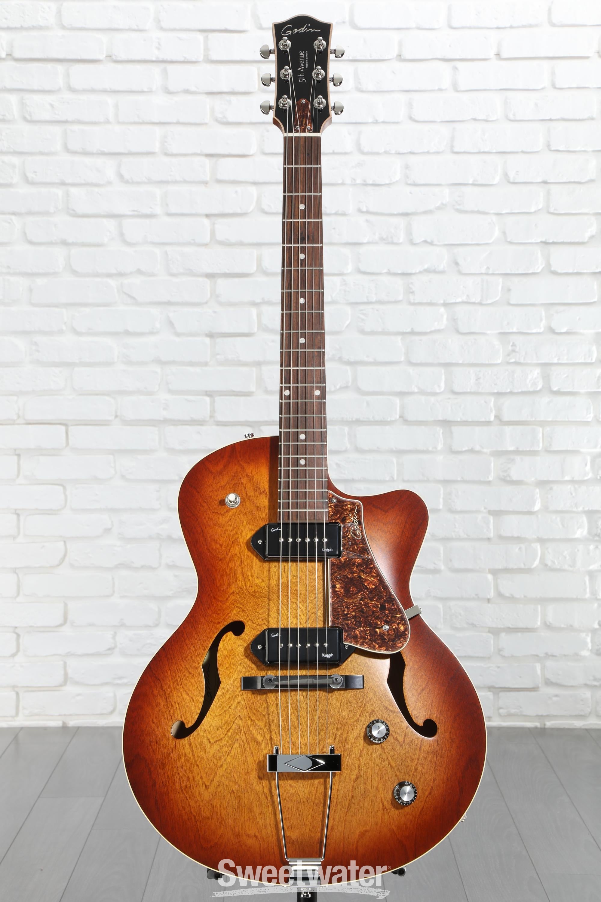 Godin 5th Avenue CW Kingpin II P90 Hollowbody Electric Guitar