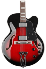 Photo of Ibanez Artcore AF75 Hollowbody Electric Guitar - Transparent Red Sunburst