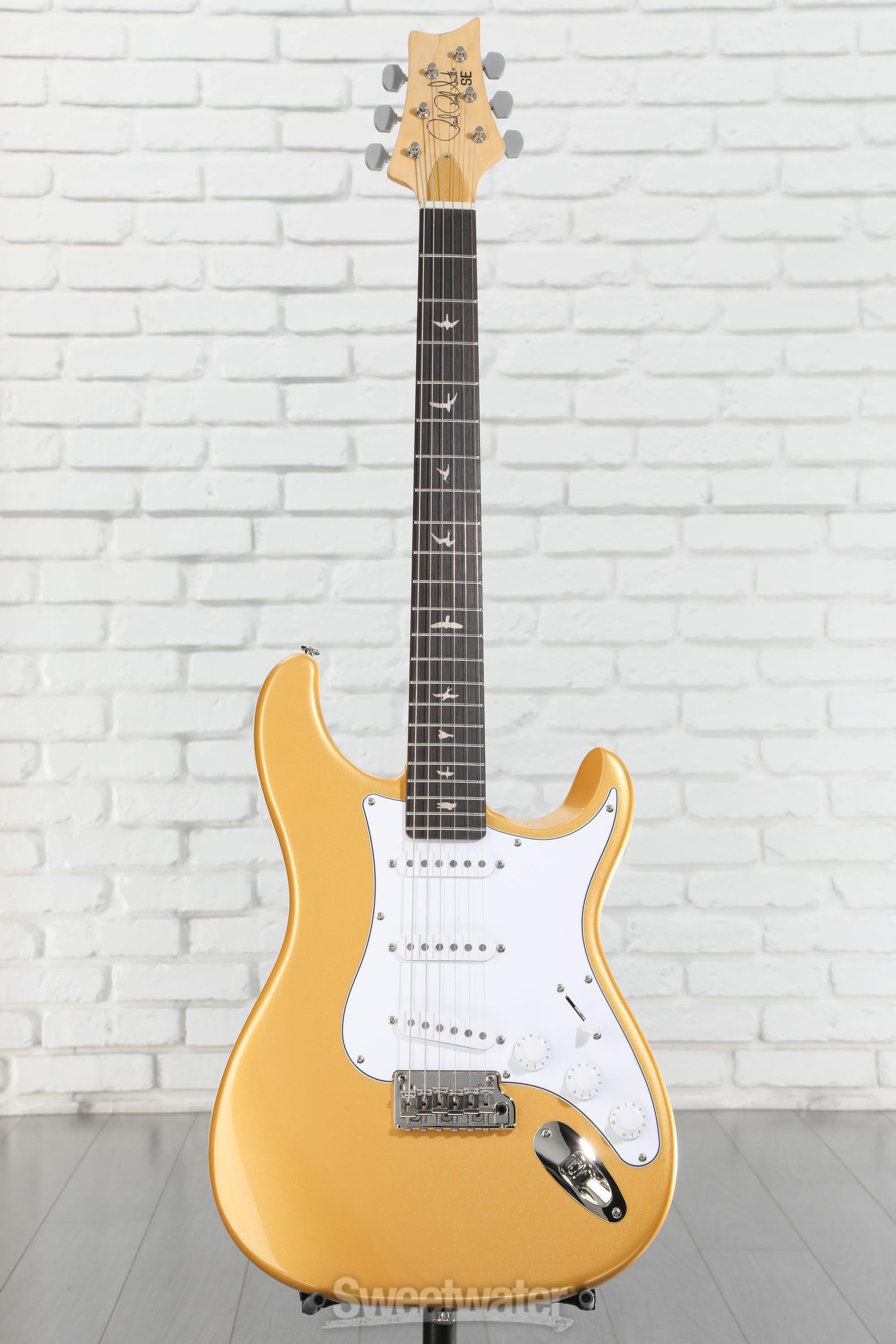PRS SE Silver Sky Electric Guitar - Gold Spark, Sweetwater
