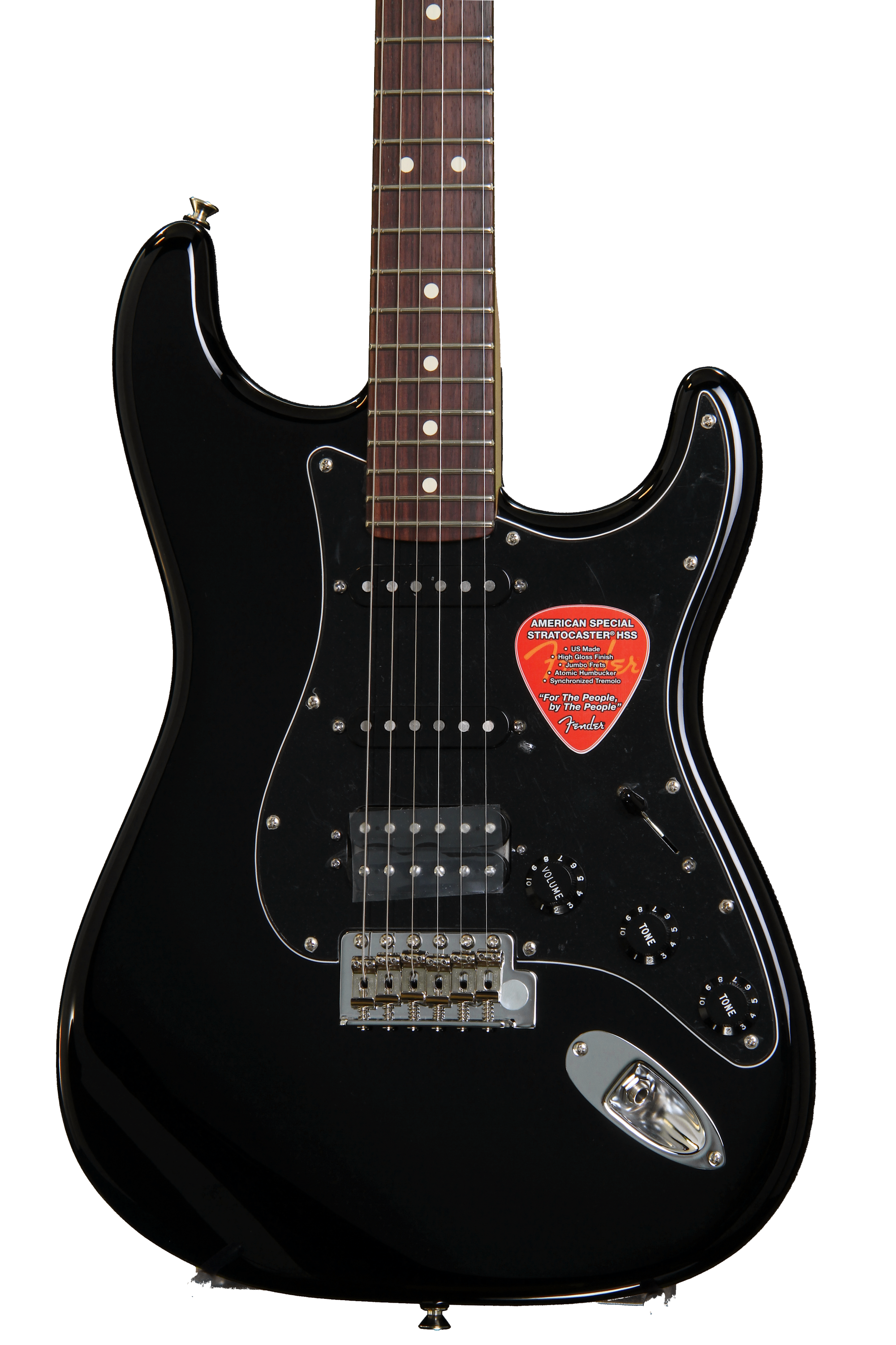 Fender American Special Stratocaster HSS - Black | Sweetwater