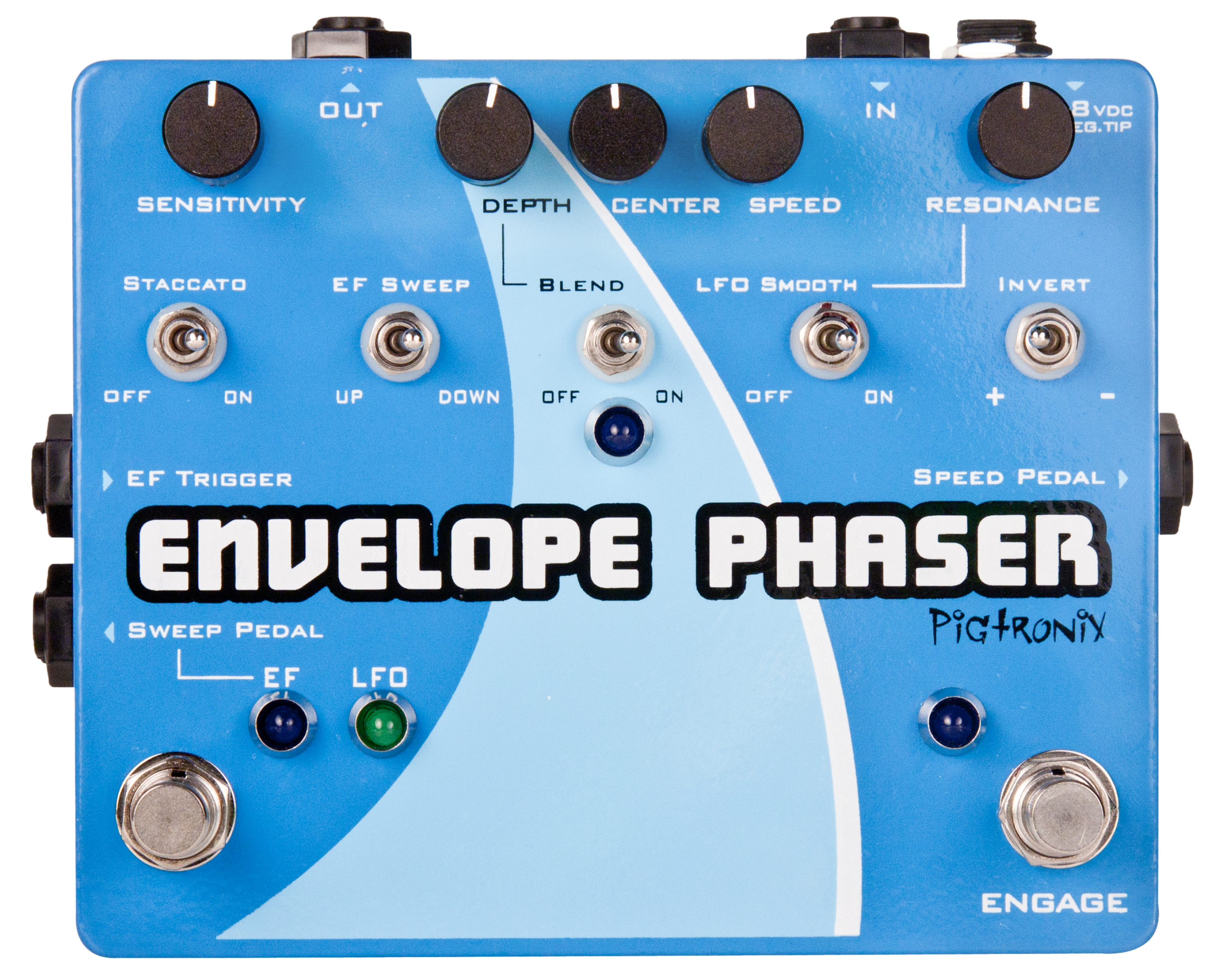 Pigtronix Envelope Phaser - Envelope and Rotary Phaser Pedal