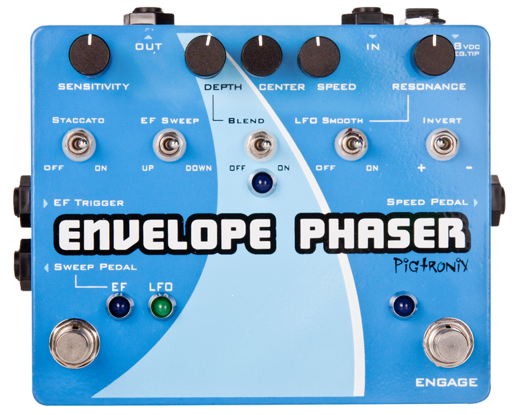 Pigtronix Envelope Phaser - Envelope and Rotary Phaser Pedal