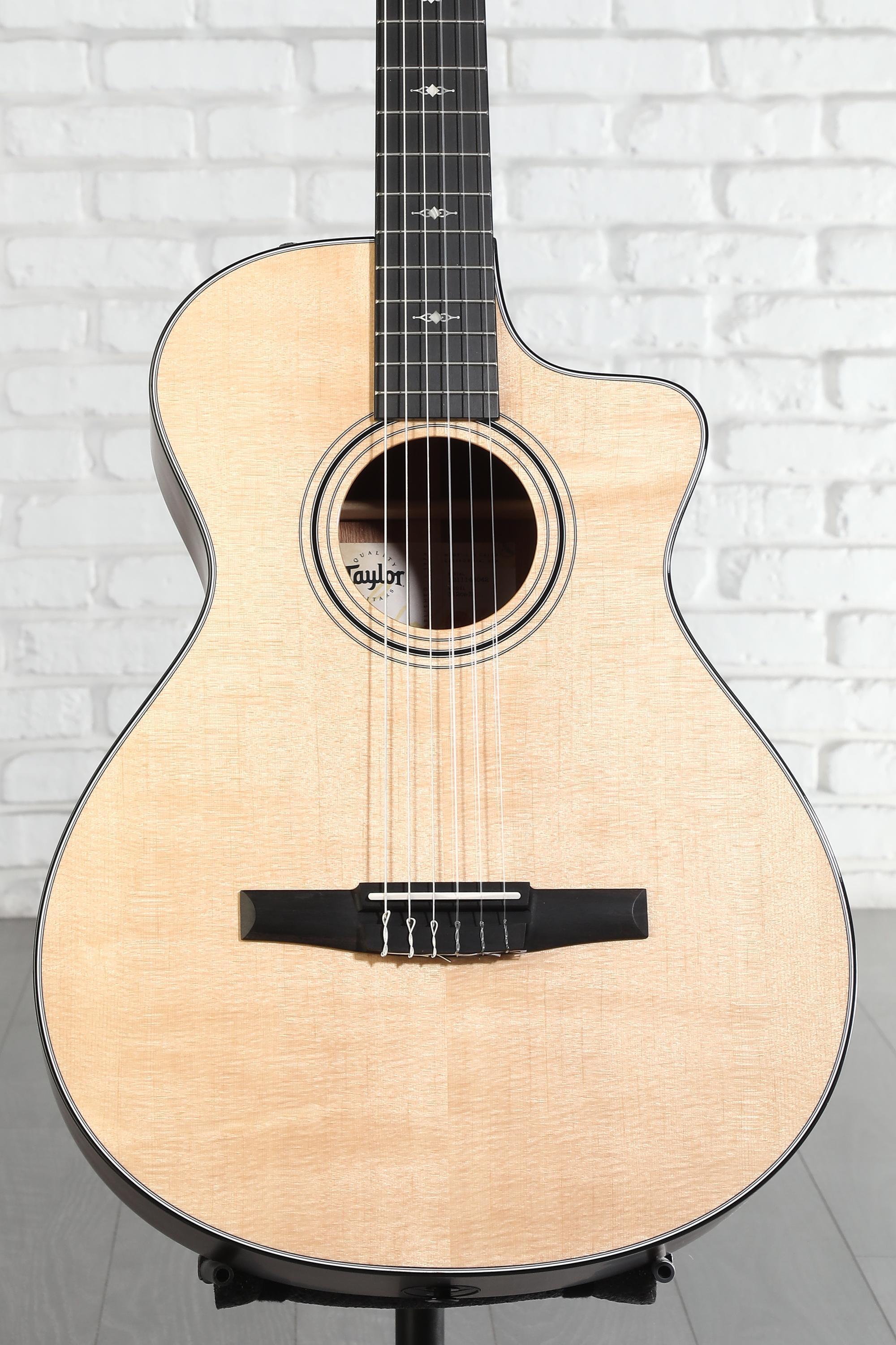 Taylor 312ce-N Nylon Acoustic-electric Guitar - Natural Sitka