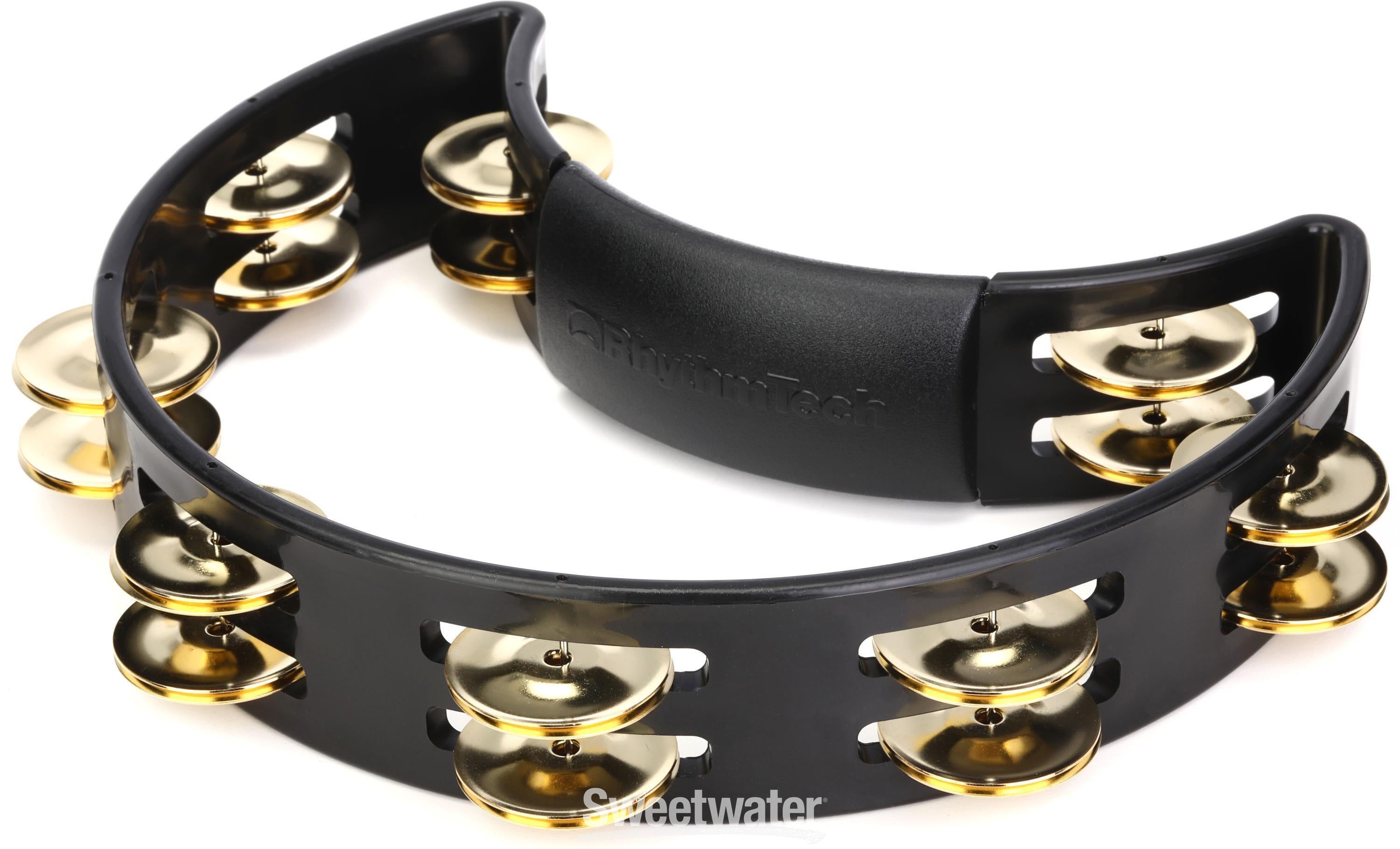 ⑪ 緑華 様 tambourine Rhythm Tech Tambourine - Black with Brass Jingles | Sweetwater