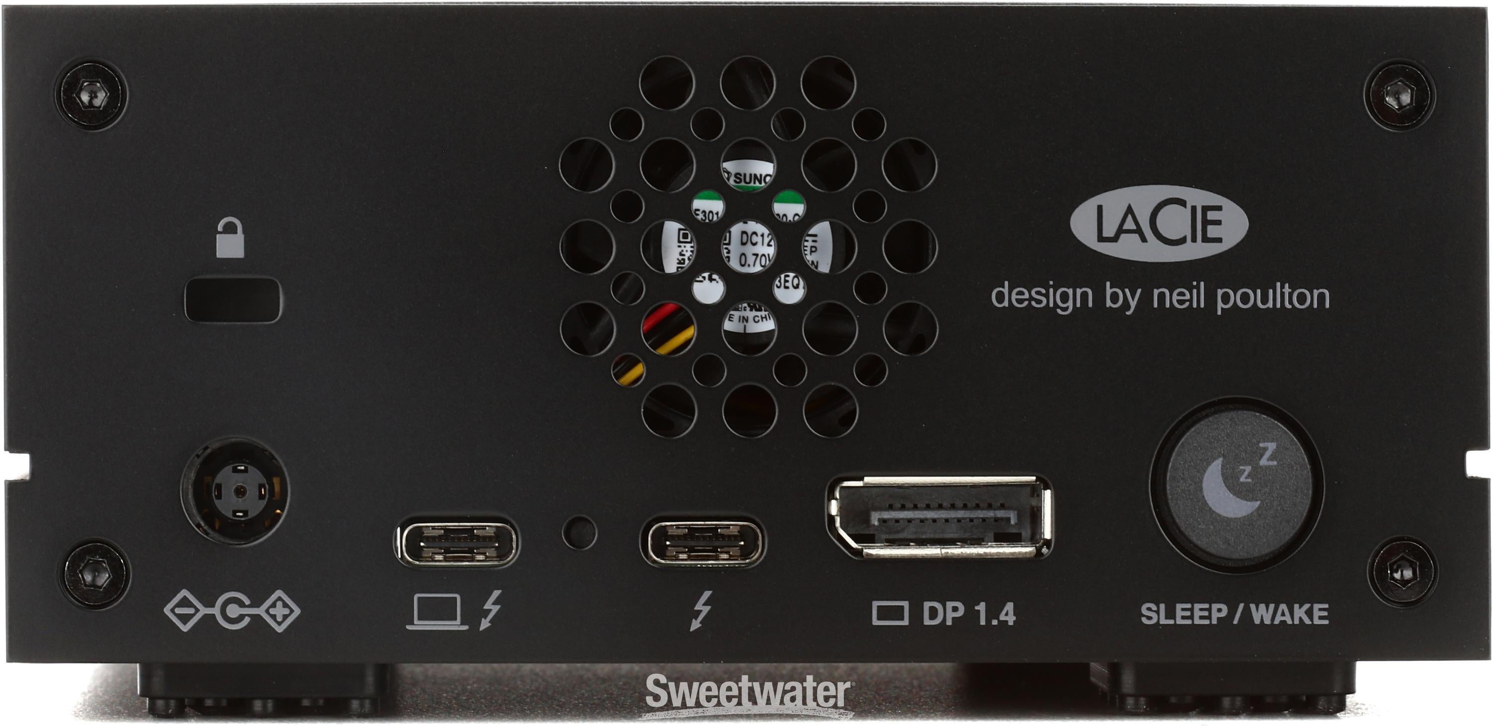 LaCie 1big Dock Thunderbolt 3 4TB HDD and Desktop Hub | Sweetwater