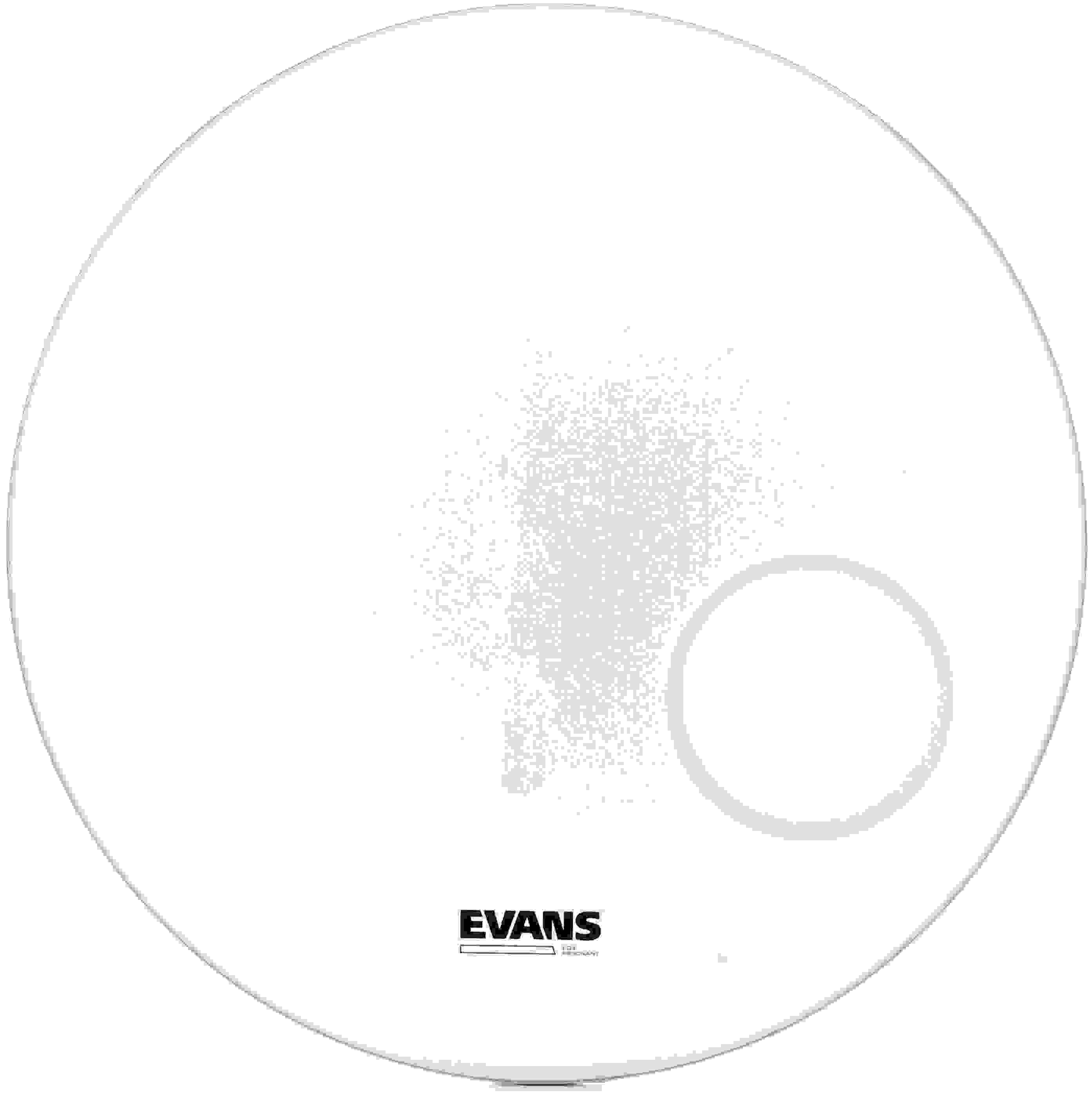 Evans EQ3 Smooth White Resonant Bass Head - 22 inches