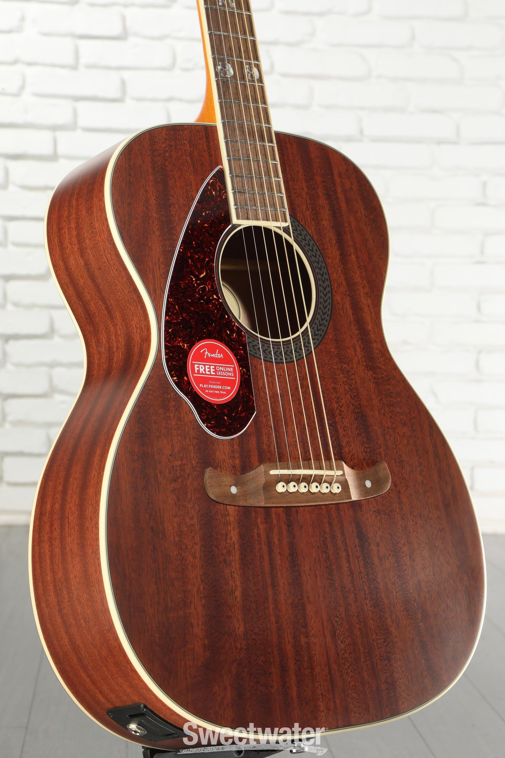 Fender Tim Armstrong Hellcat, Left-Handed Acoustic-Electric Guitar