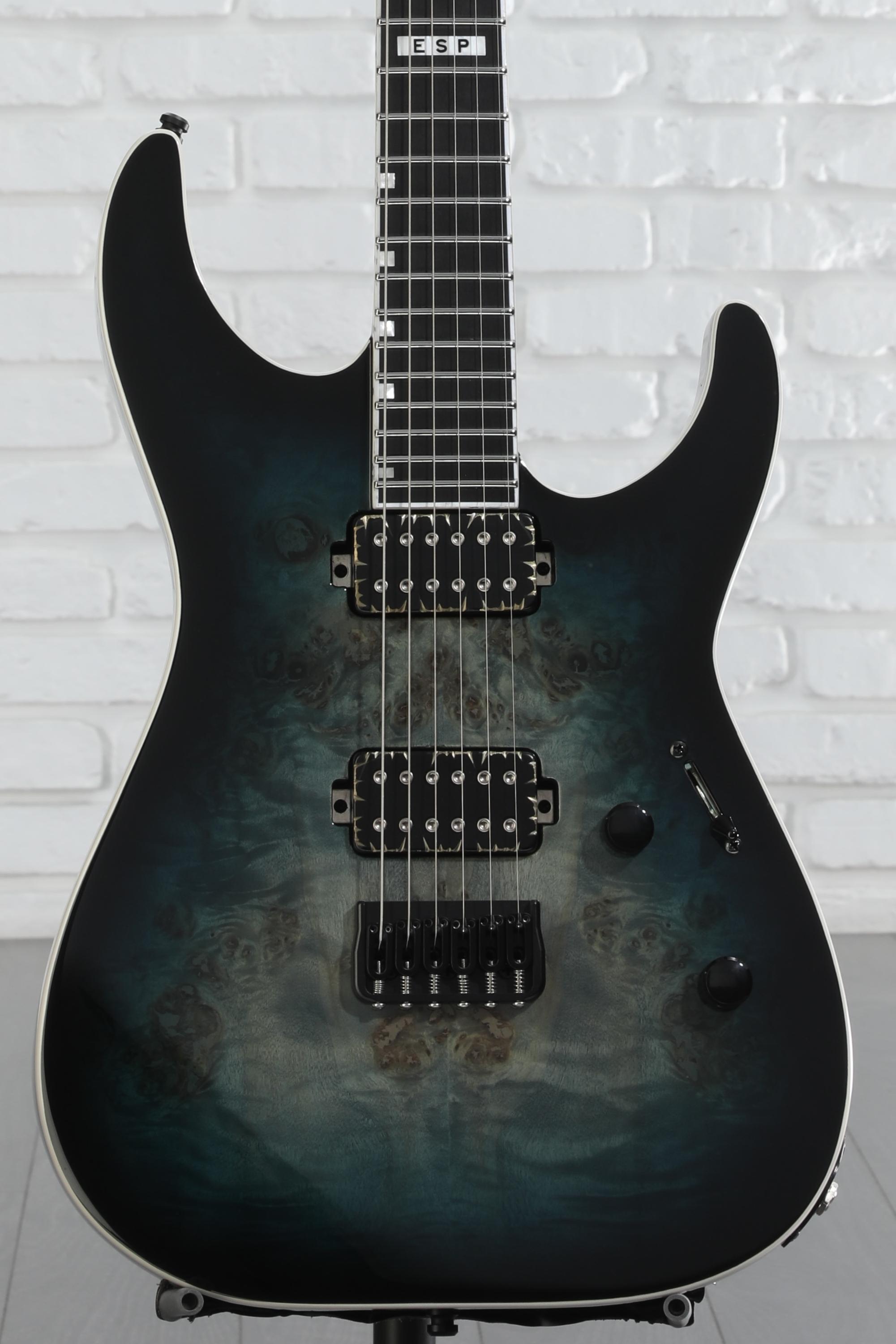ESP E-II M-II 7 NT Dark Brown Natural Burst (2020) - Guitar