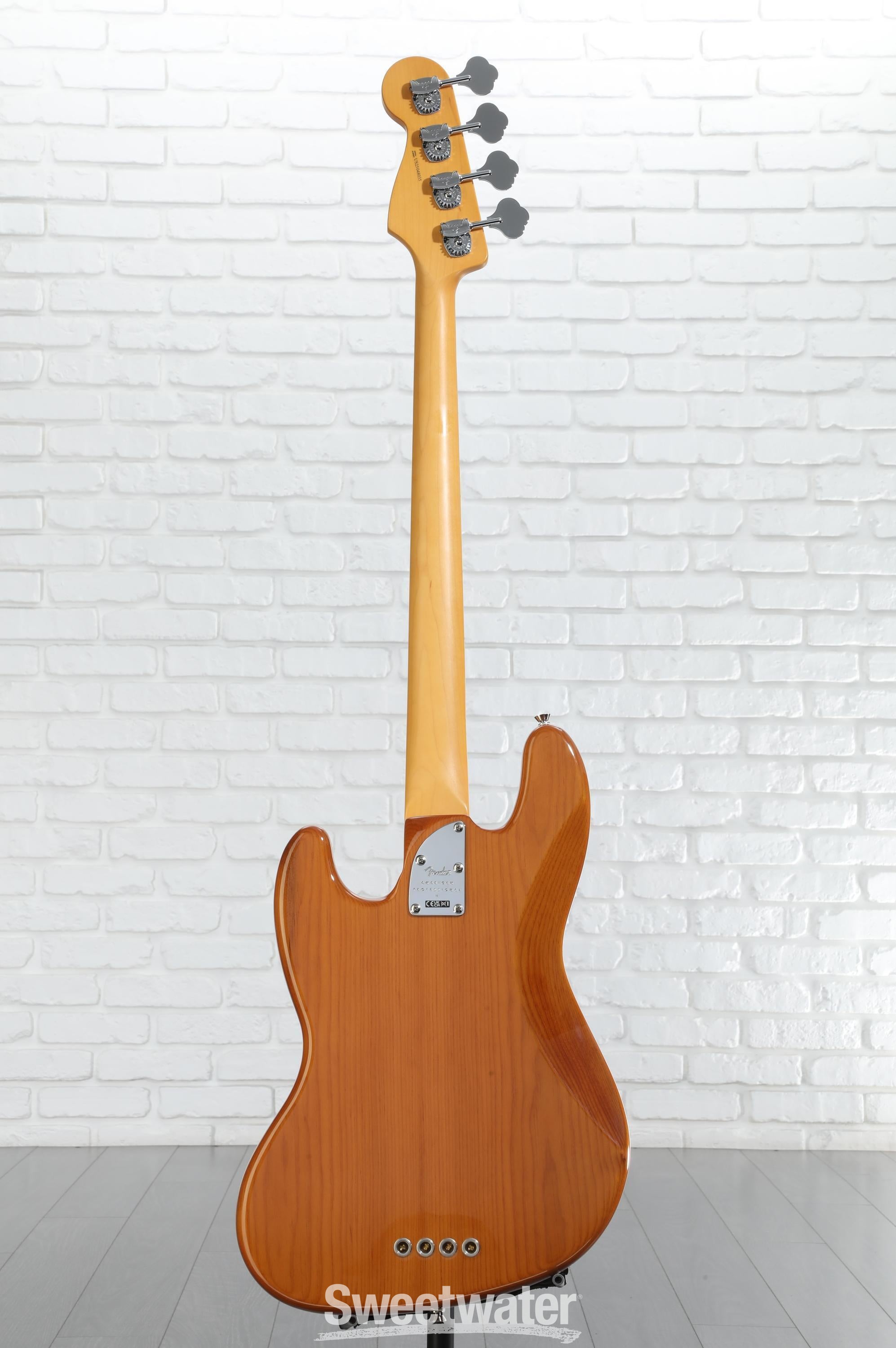 Fender American Professional II Jazz Bass Guitar - Natural