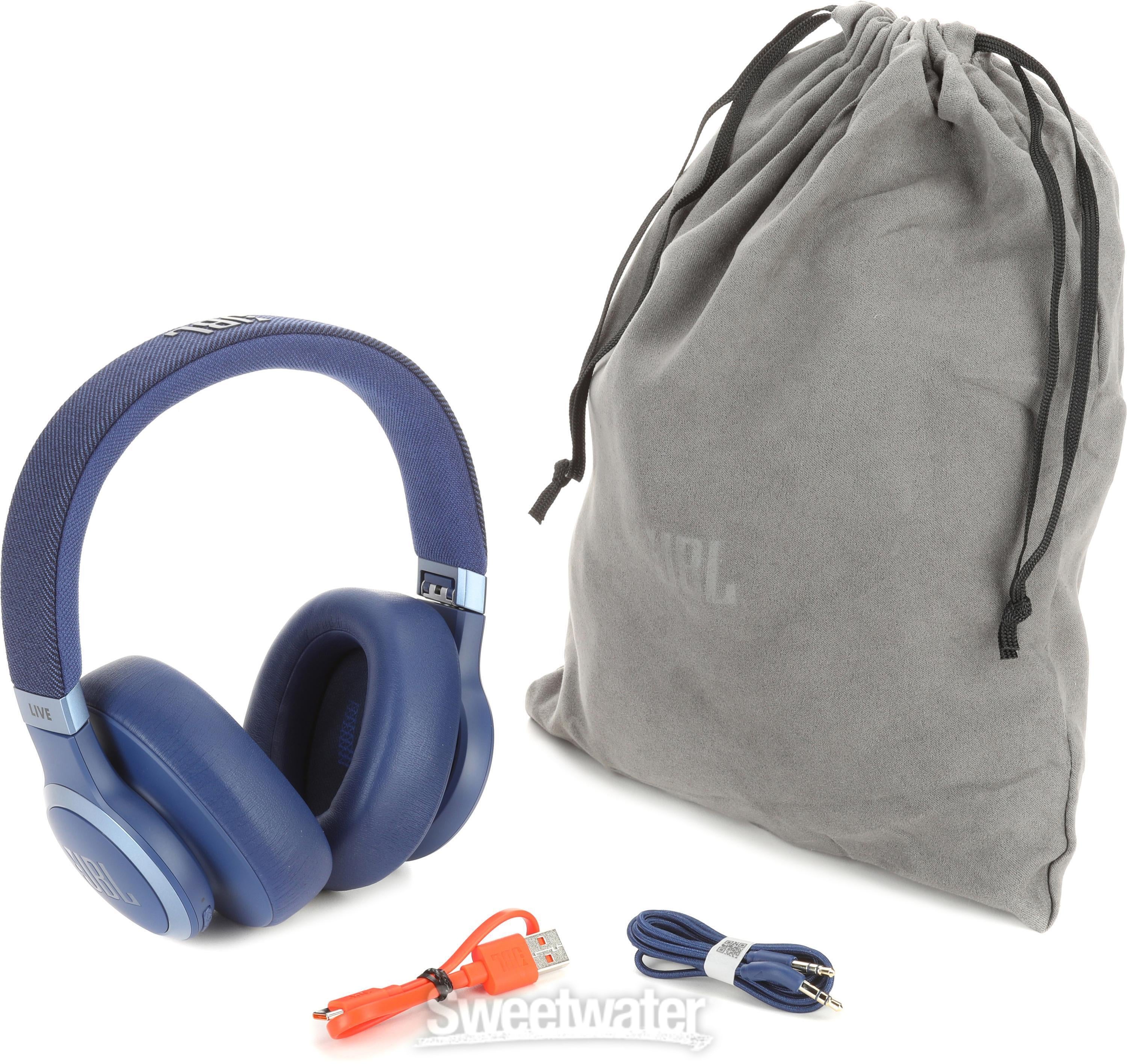 JBL Live 770NC Wireless Over-ear Headphones - Blue | Sweetwater