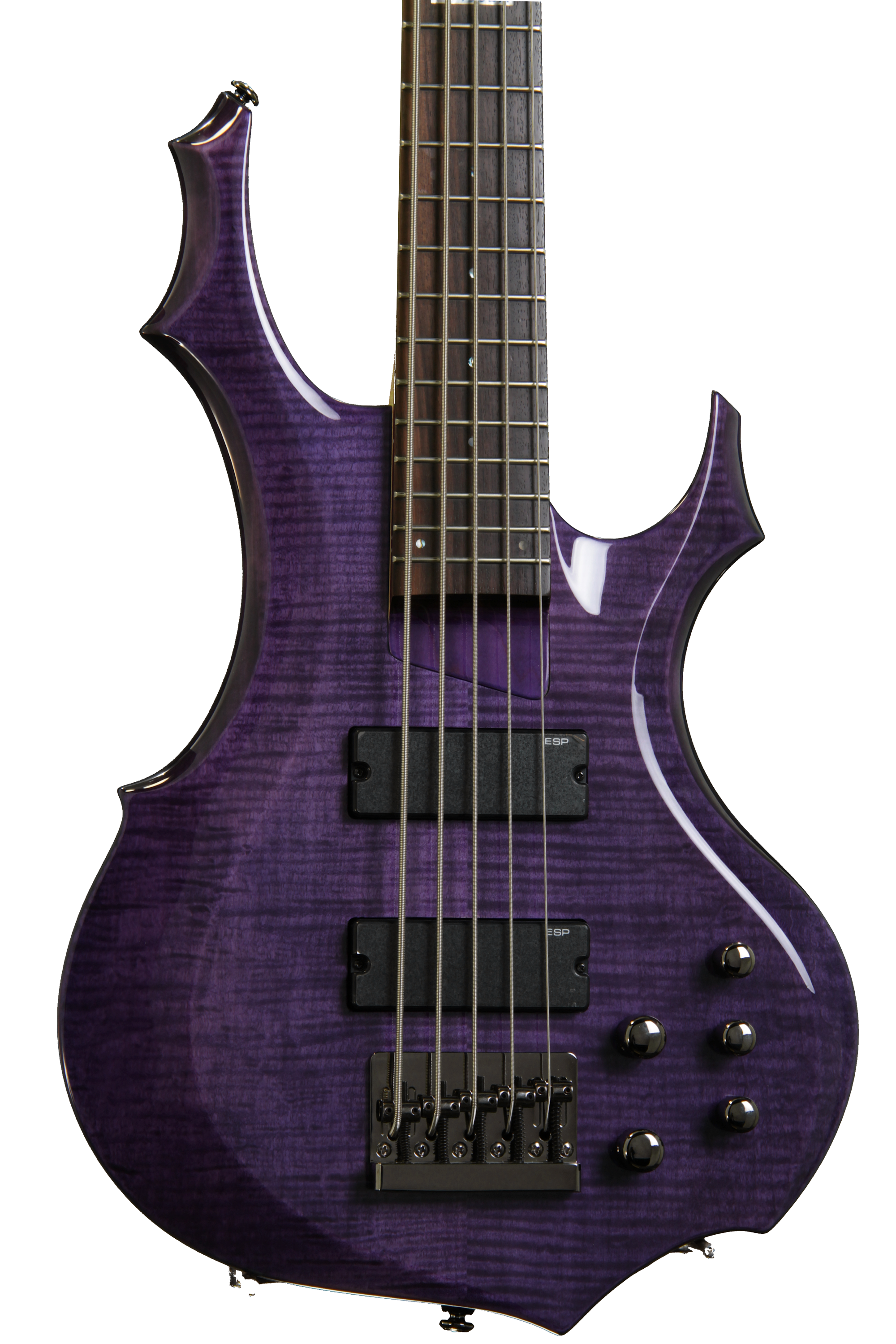 ESP LTD F-155DX - Dark See Thru Purple | Sweetwater