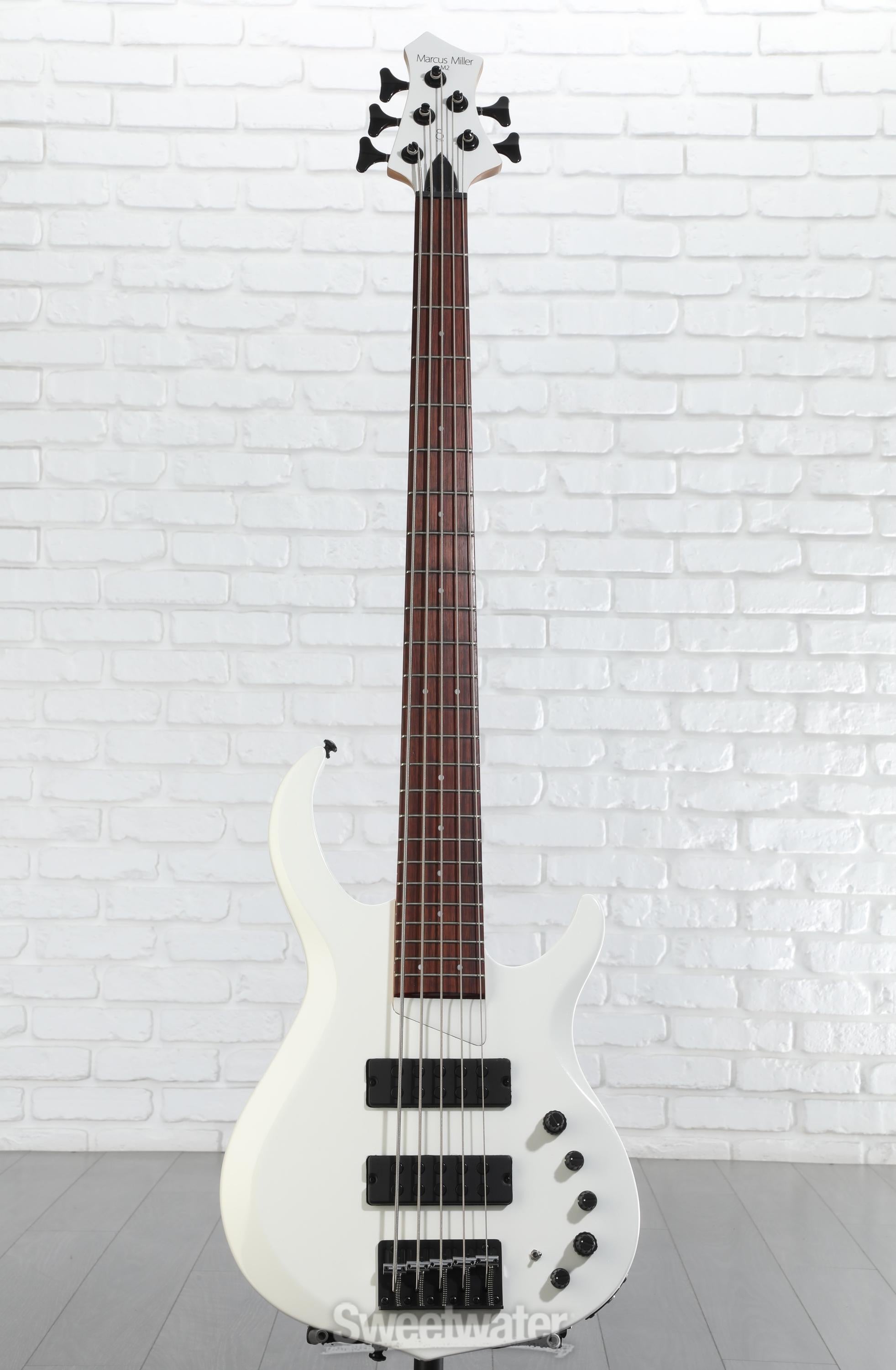 Sire Marcus Miller M2 5-string Bass Guitar - White Pearl