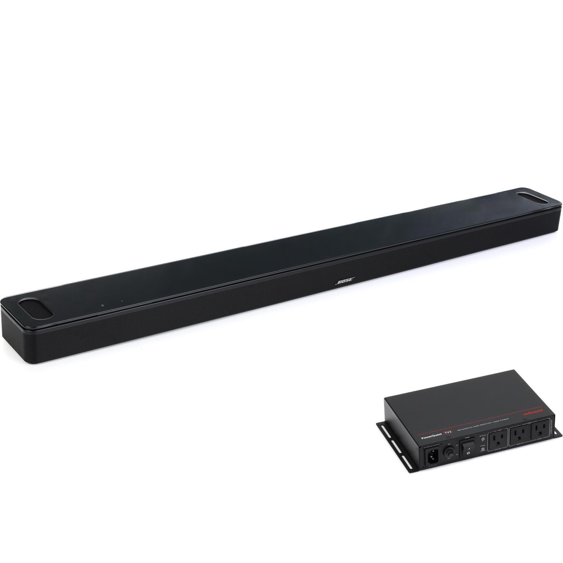 Bose Smart Ultra Soundbar with Power Conditioner - Black | Sweetwater