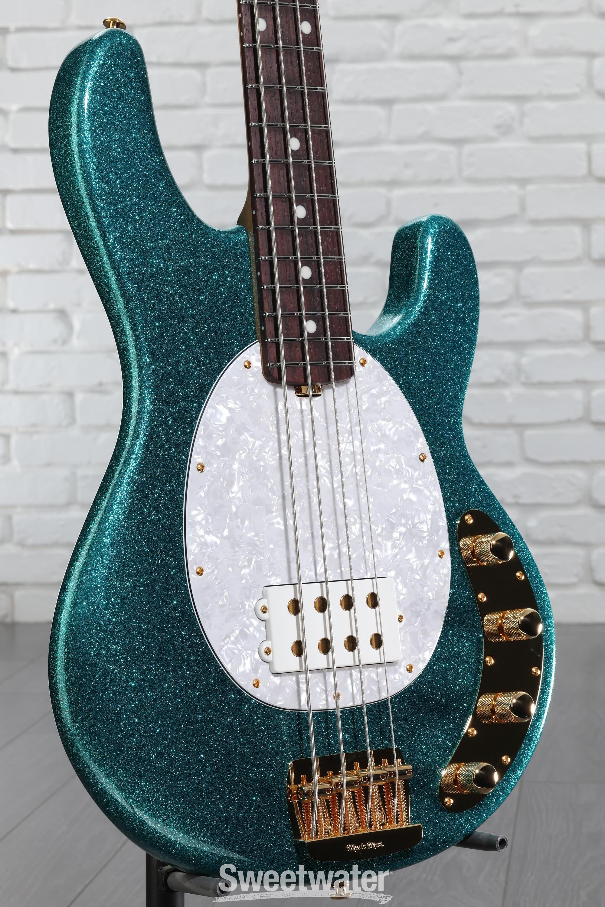 Ernie Ball Music Man StingRay Special Bass Guitar - Ocean Sparkle