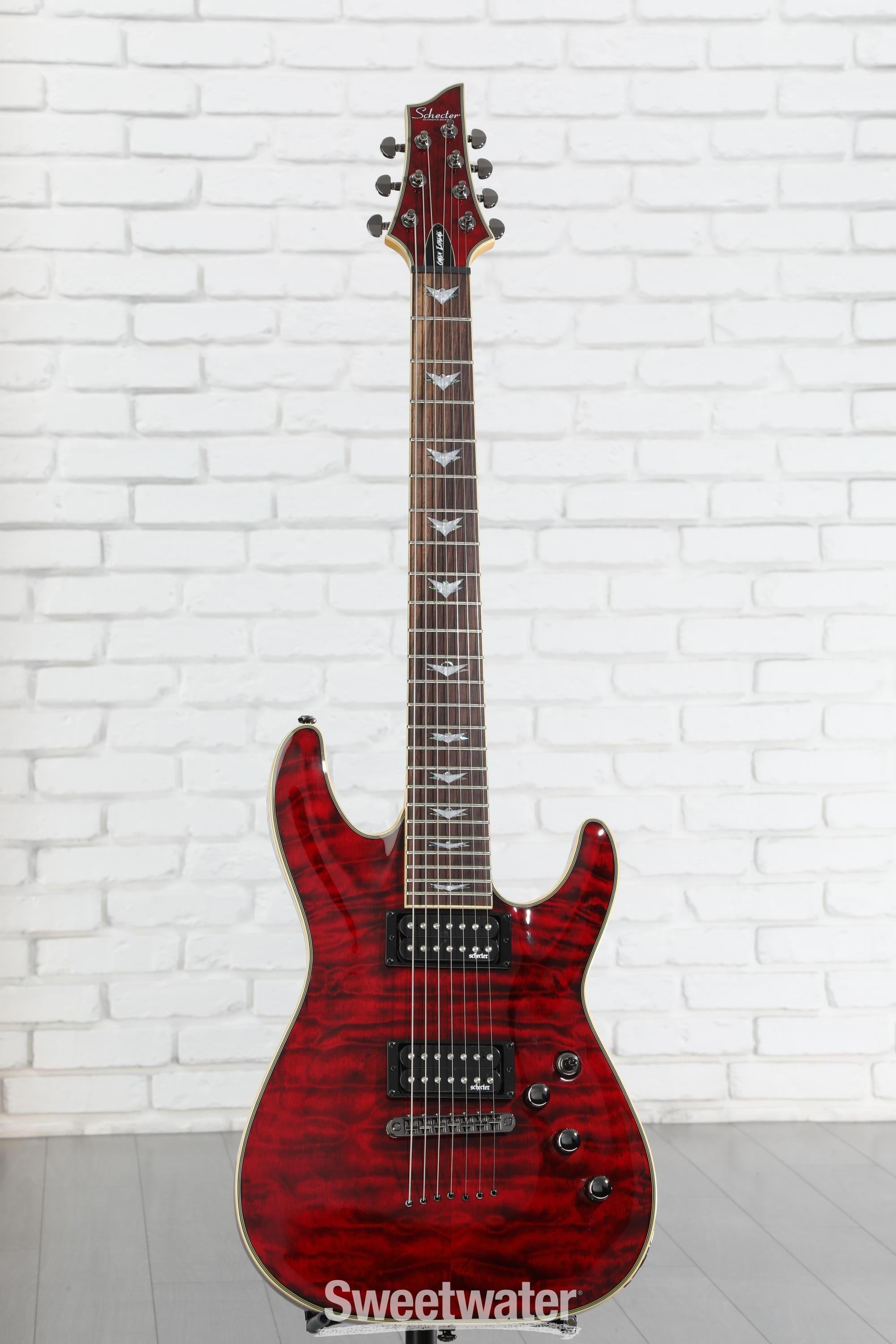 SCHECTER (シェクター) OMEN EXTREME-7 7弦ギター Amazon.com: Schecter Omen Extreme-7 Electric Guitar - Black
