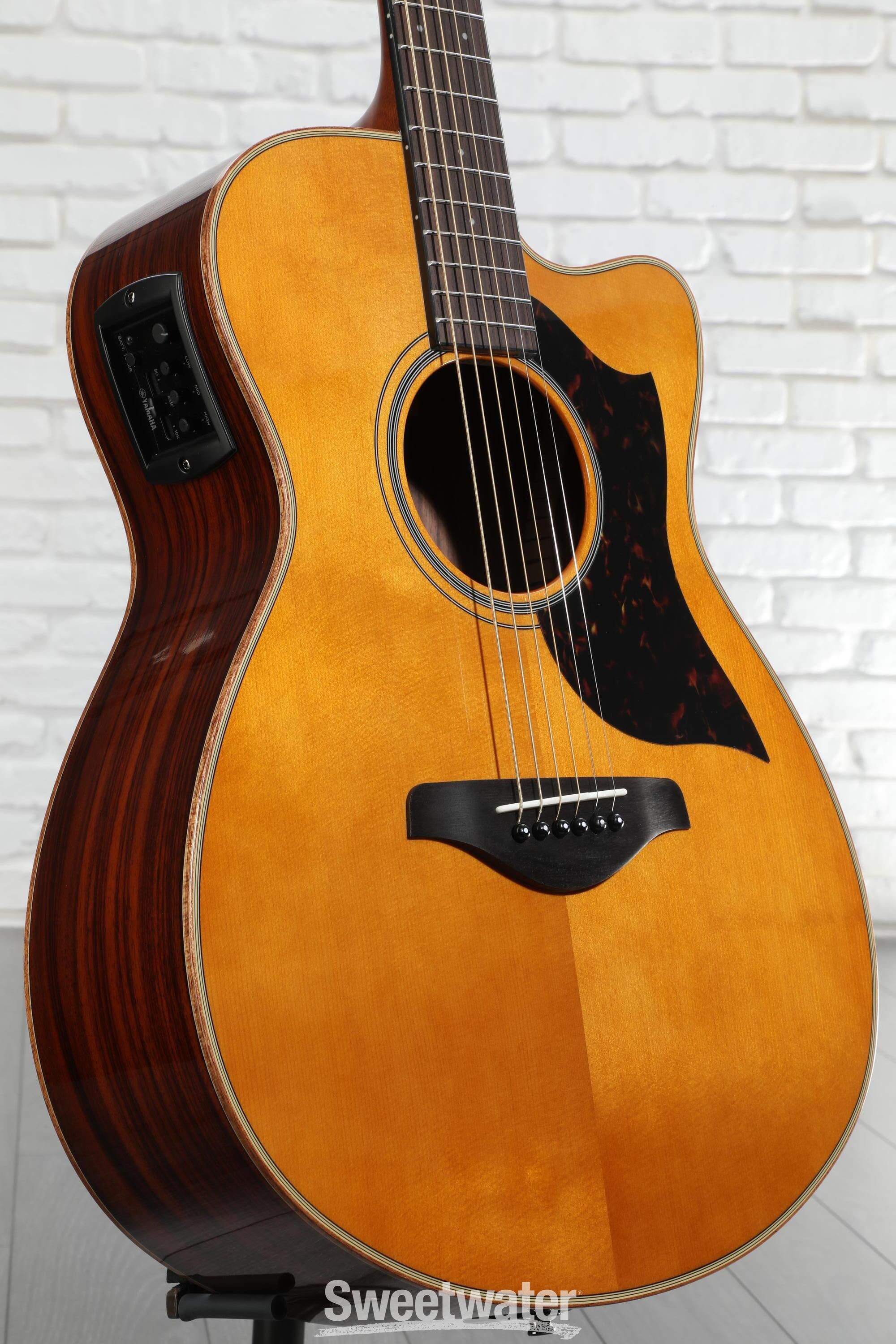 Yamaha AC1R Concert Cutaway Acoustic-electric Guitar - Vintage