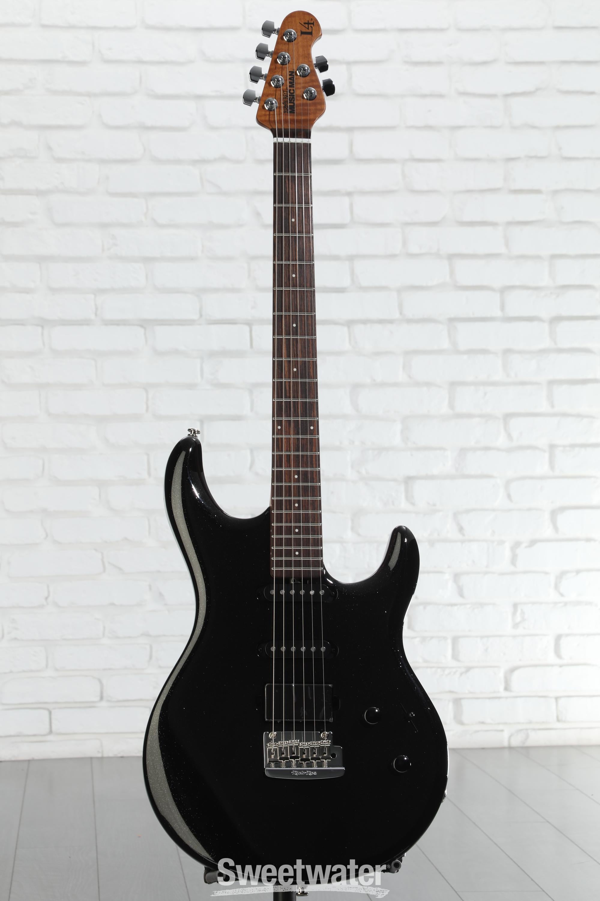 Ernie Ball Music Man Luke 4 HSS Electric Guitar - Black