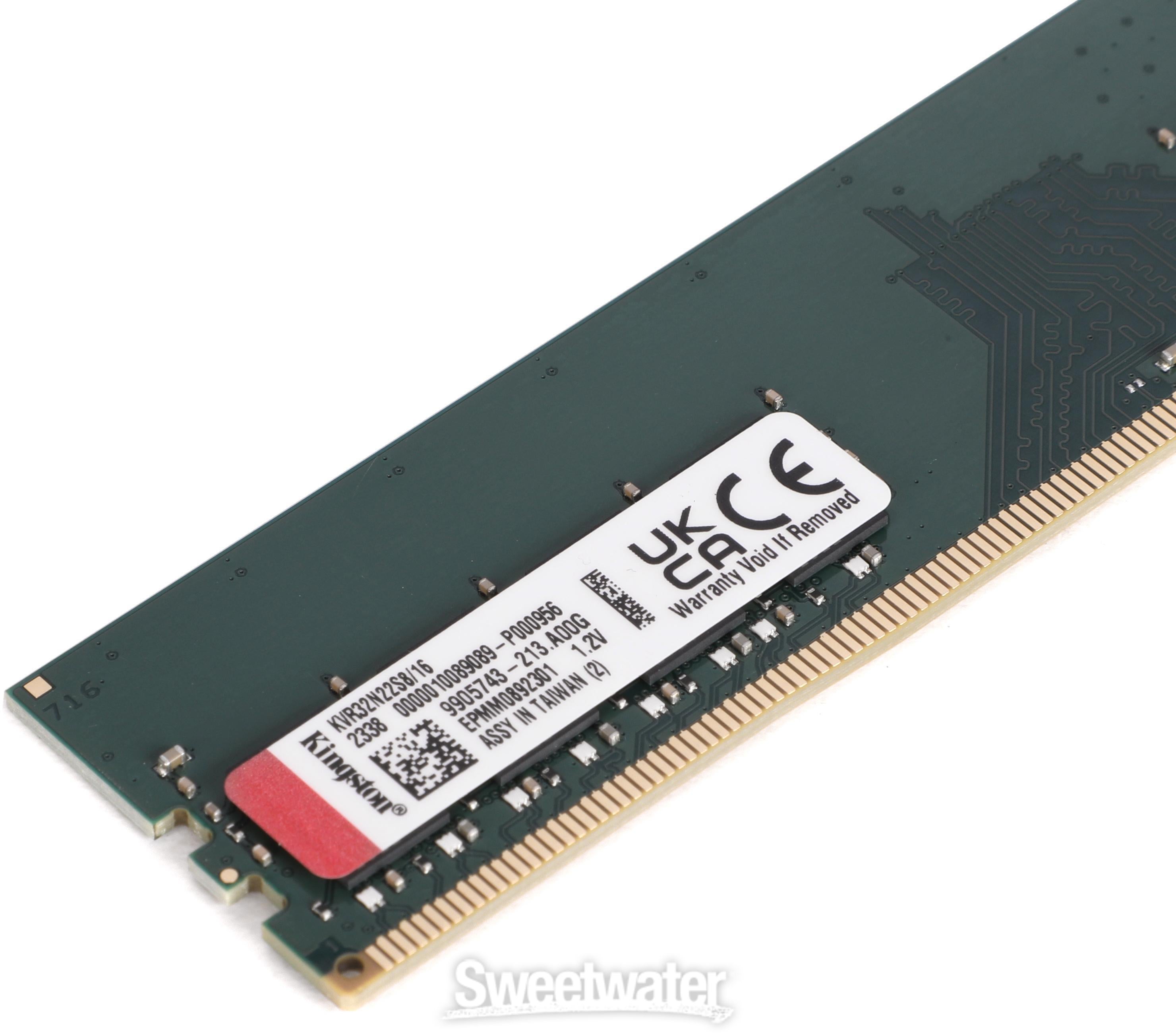 Kingston DDR4-3200 ValueRAM Memory Module - 16GB | Sweetwater